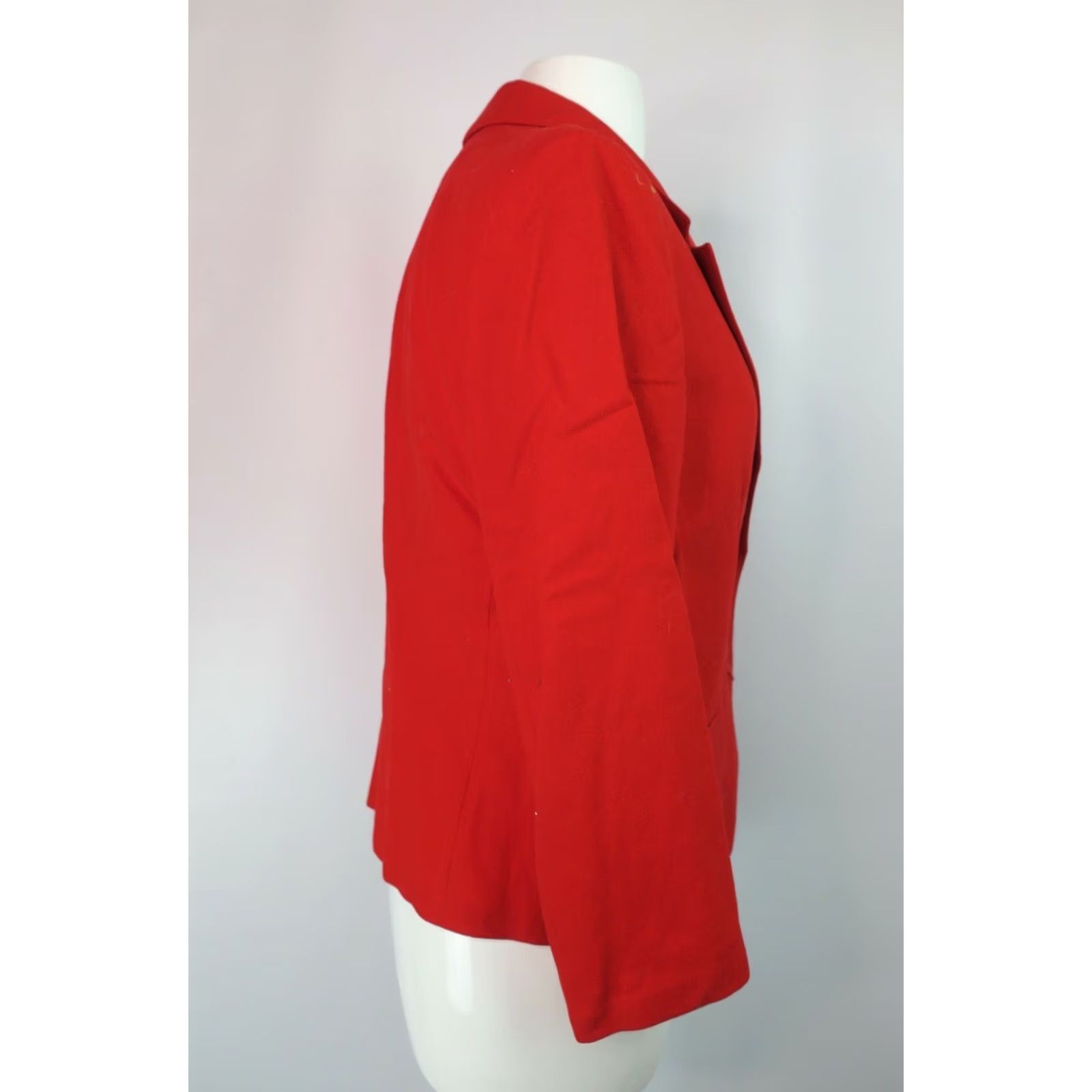 Pendleton Vintage Pendleton Blazer Sz L Red Wool VTG 70s Solid Work Career Suit Jacket Size L / US 10 / IT 46 - 5 Thumbnail