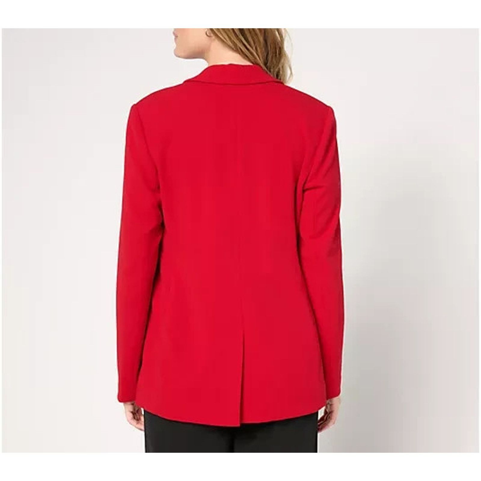 Agnona Dennis Basso Luxe Crepe Blazer with Button Reg 16 A671819 Size XXL / US 16-18 / IT 52-54 - 2 Thumbnail