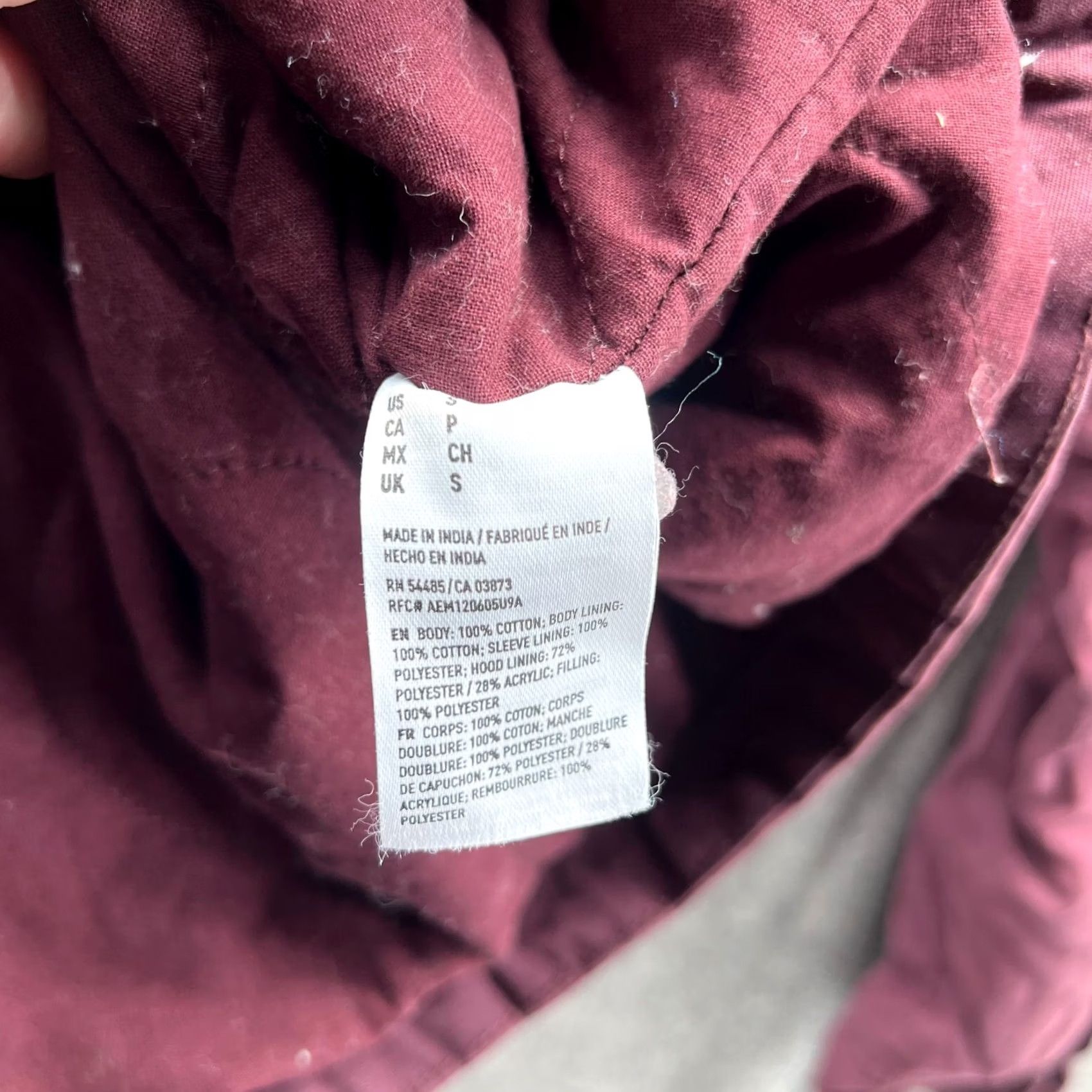 American Eagle Outfitters VINTAGE American Eagle Jacket Women Small Purple Military Fied Fur Cotton Winter Sherpa Size S / US 4 / IT 40 - 6 Thumbnail