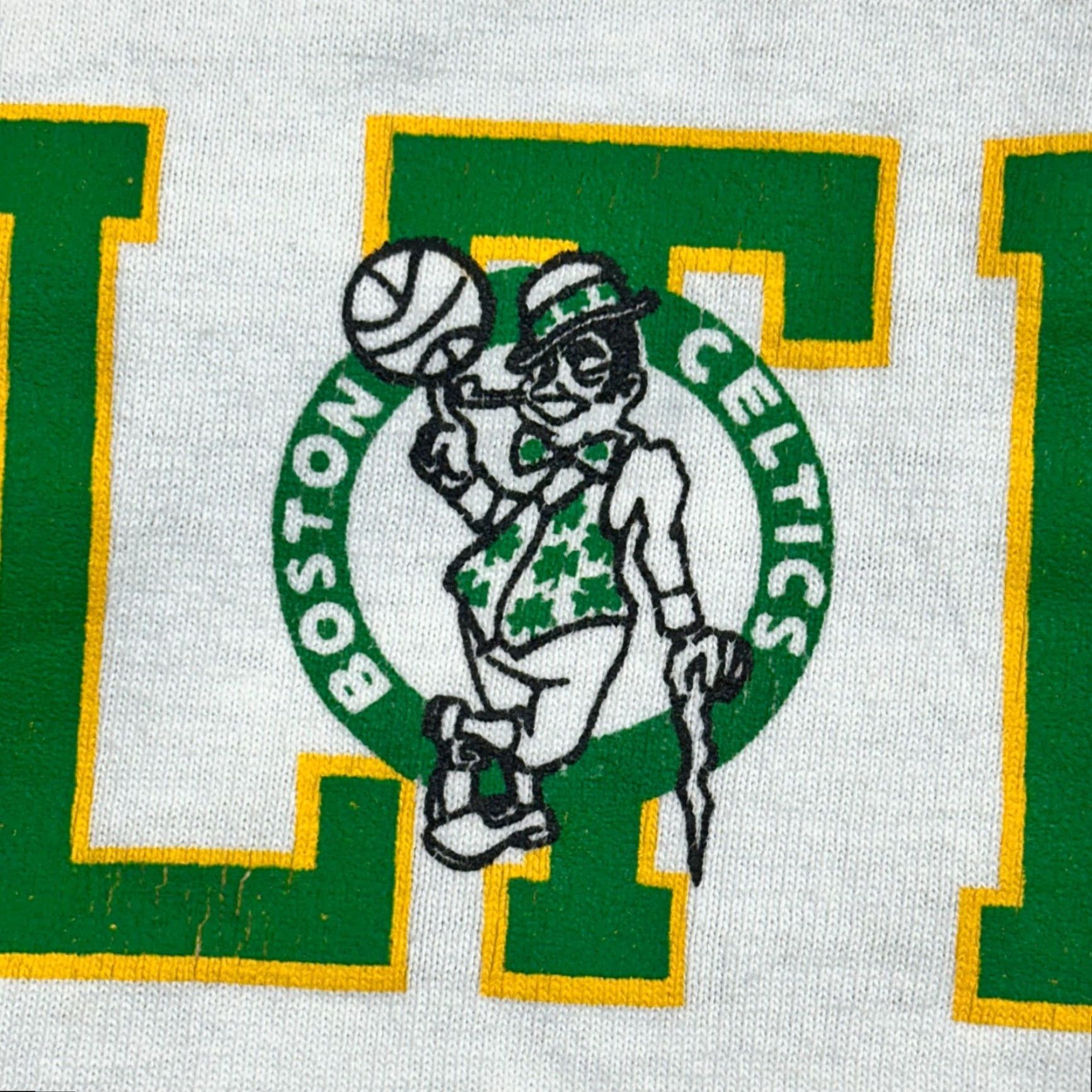 Spell VTG Nutmeg Mills Boston Celtics USA Made Men's L Shirt Leprechaun Logo Spell Size US L / EU 52-54 / 3 - 4 Thumbnail
