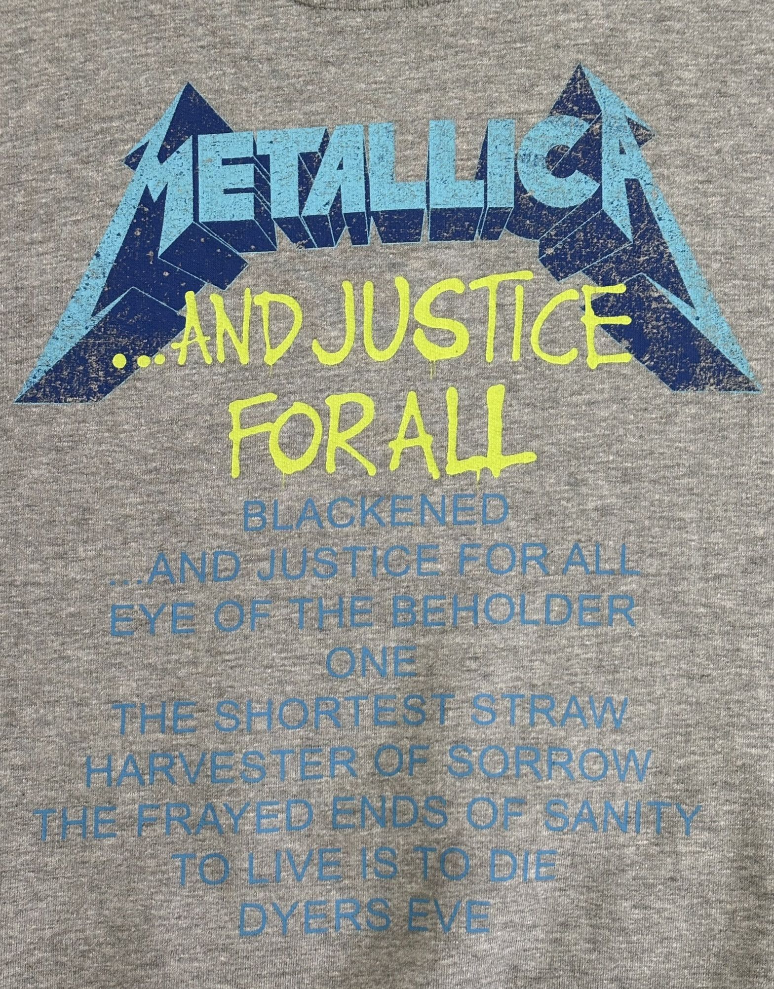 Band Tees Metallica And Justice For All Hoodie 2022 Size M Size US M / EU 48-50 / 2 - 10 Thumbnail