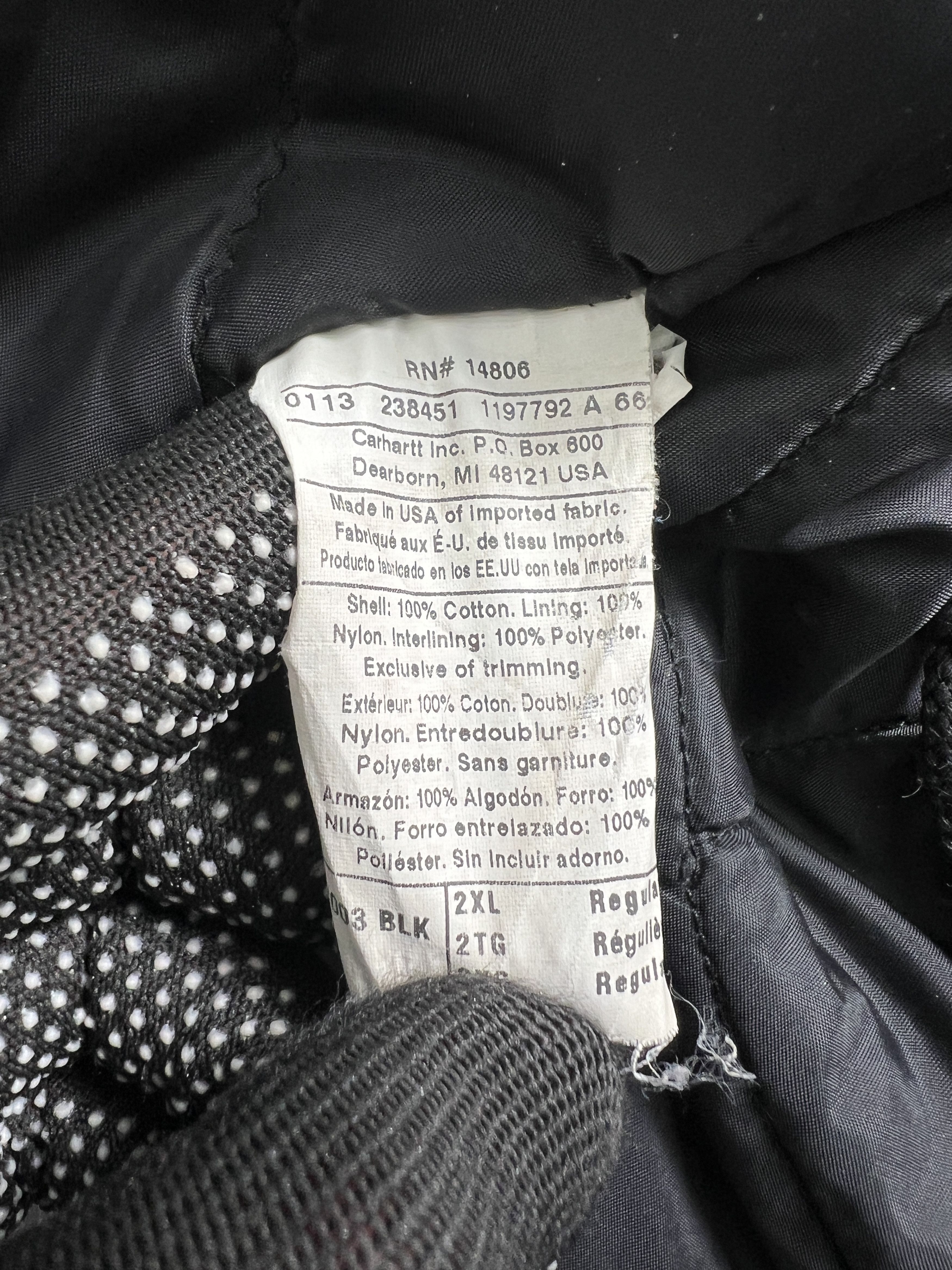 Carhartt Vintage CARHARTT UFCW Labor Canvas Jacket (2XL) JK714 Size US XXL / EU 58 / 5 - 9 Thumbnail