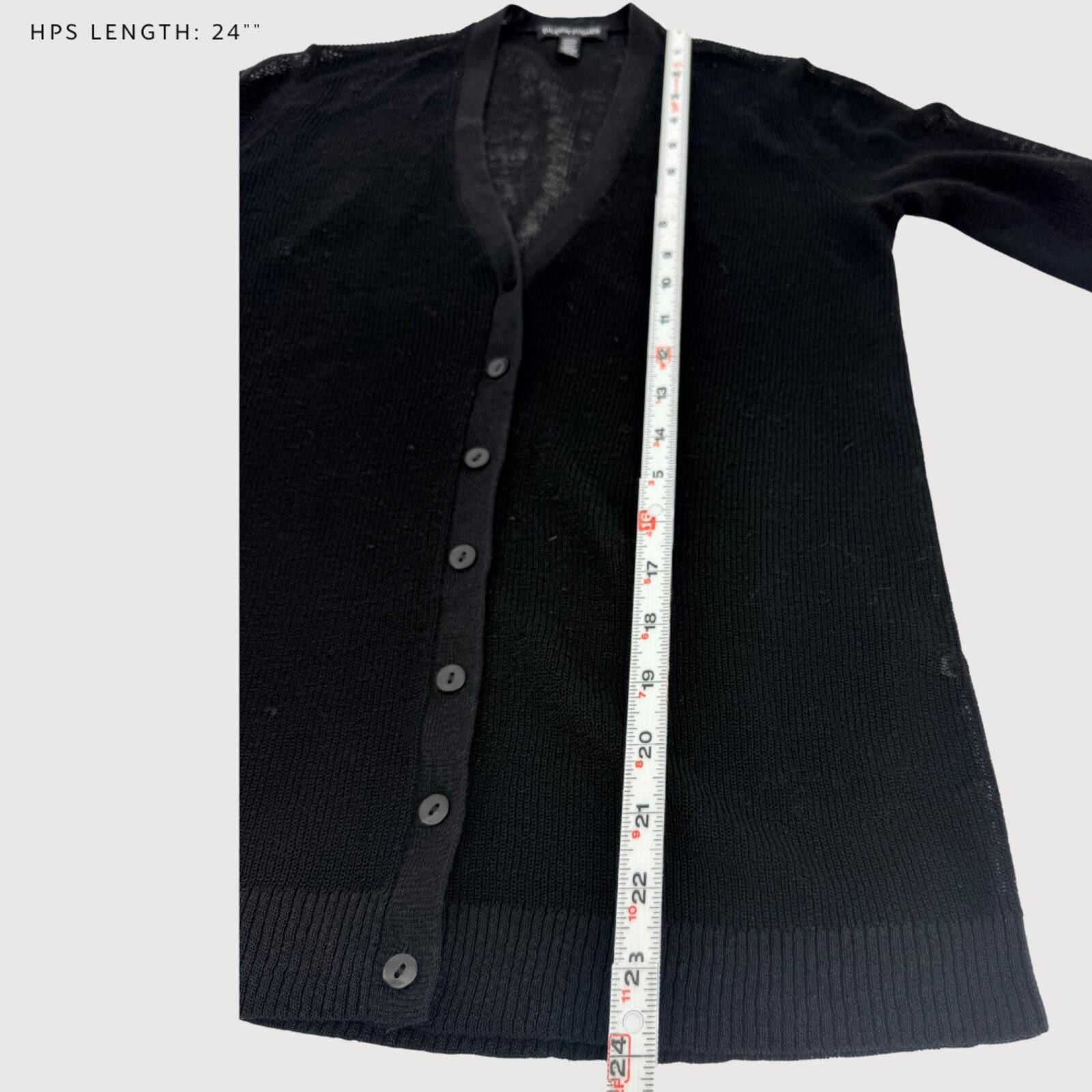 Eileen Fisher Eileen Fisher Sheer Knit Button Cardigan XXS Size XXS / US 00 / IT 34 - 6 Thumbnail