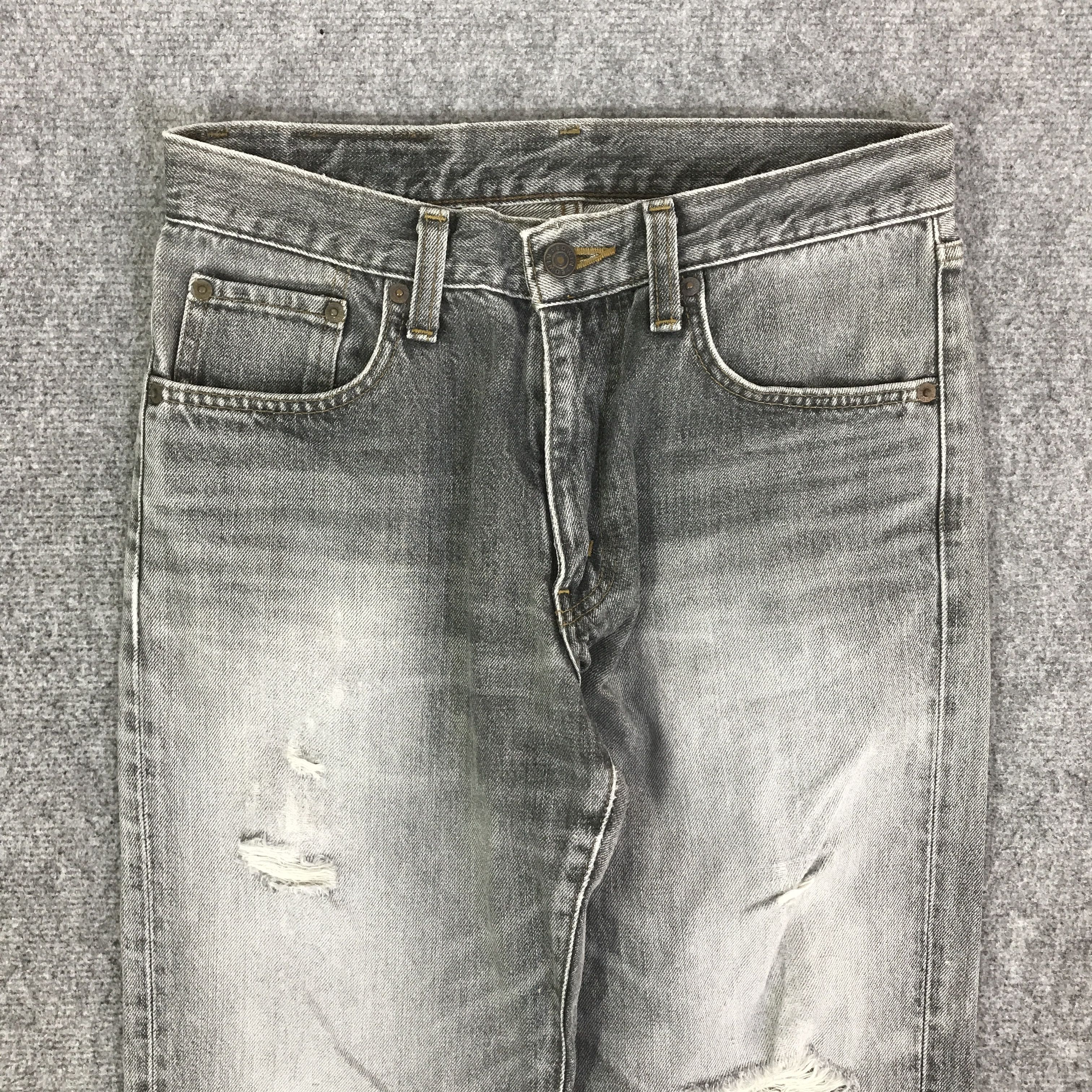 Edwin EDWIN BLACK FADED DENIM LIGHT PANTS K74B16 Size US 30 / EU 46 - 2 Thumbnail