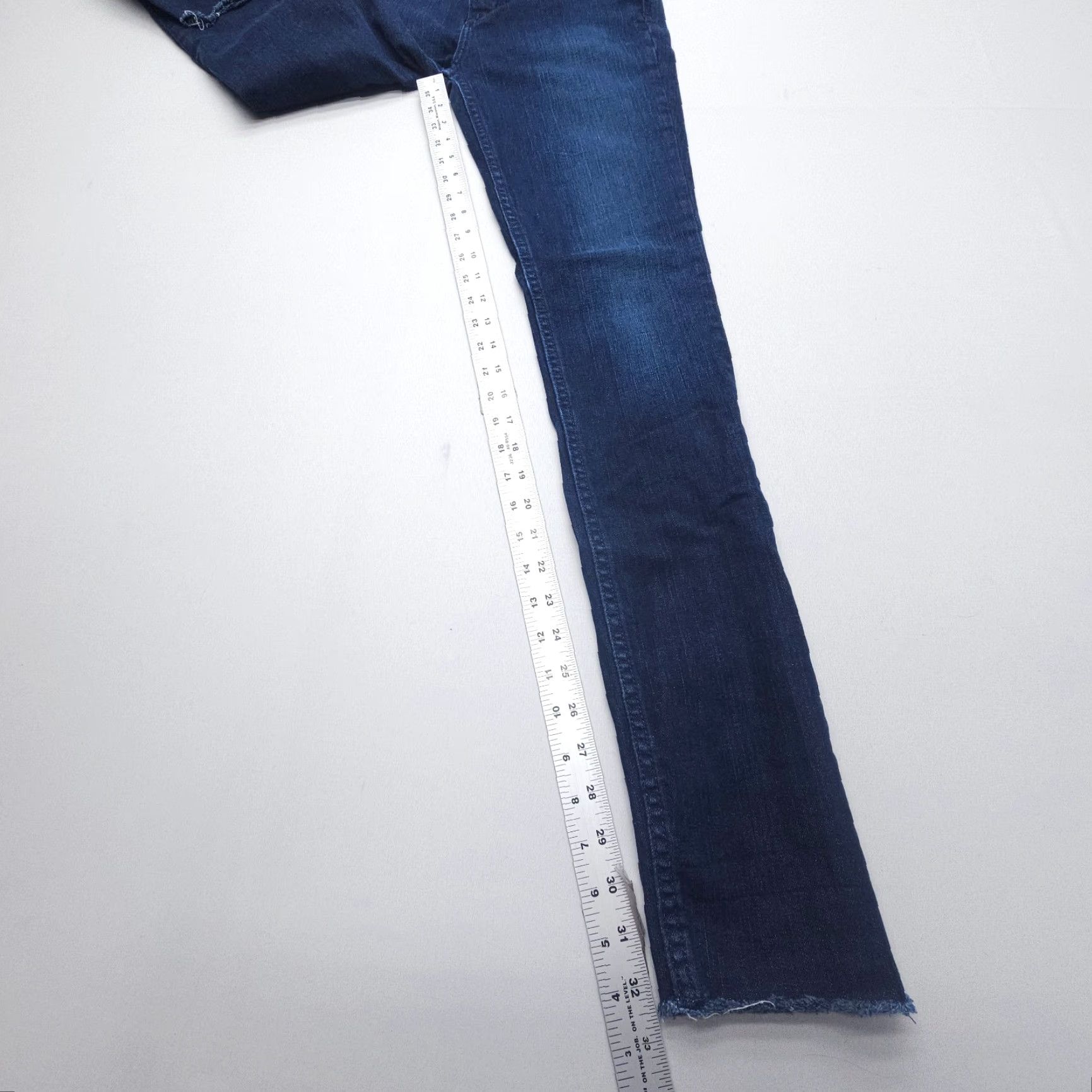 Vintage Smith & Rogue No. 72 Mid Rise Skinny Jeans Women 27 x 32 Dark Wash Western Denim Size 27" / US 4 / IT 40 - 6 Thumbnail