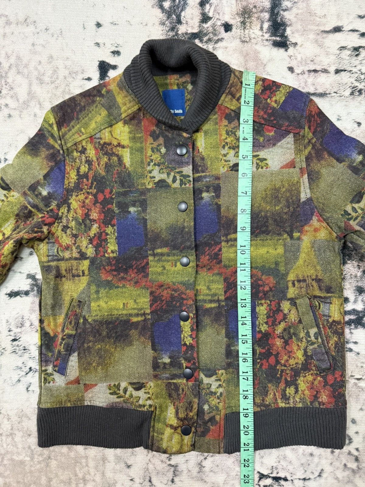 Japanese Brand Betty Smitch Button Snap Bomber Jacket Size XS / US 0-2 / IT 36-38 - 13 Thumbnail