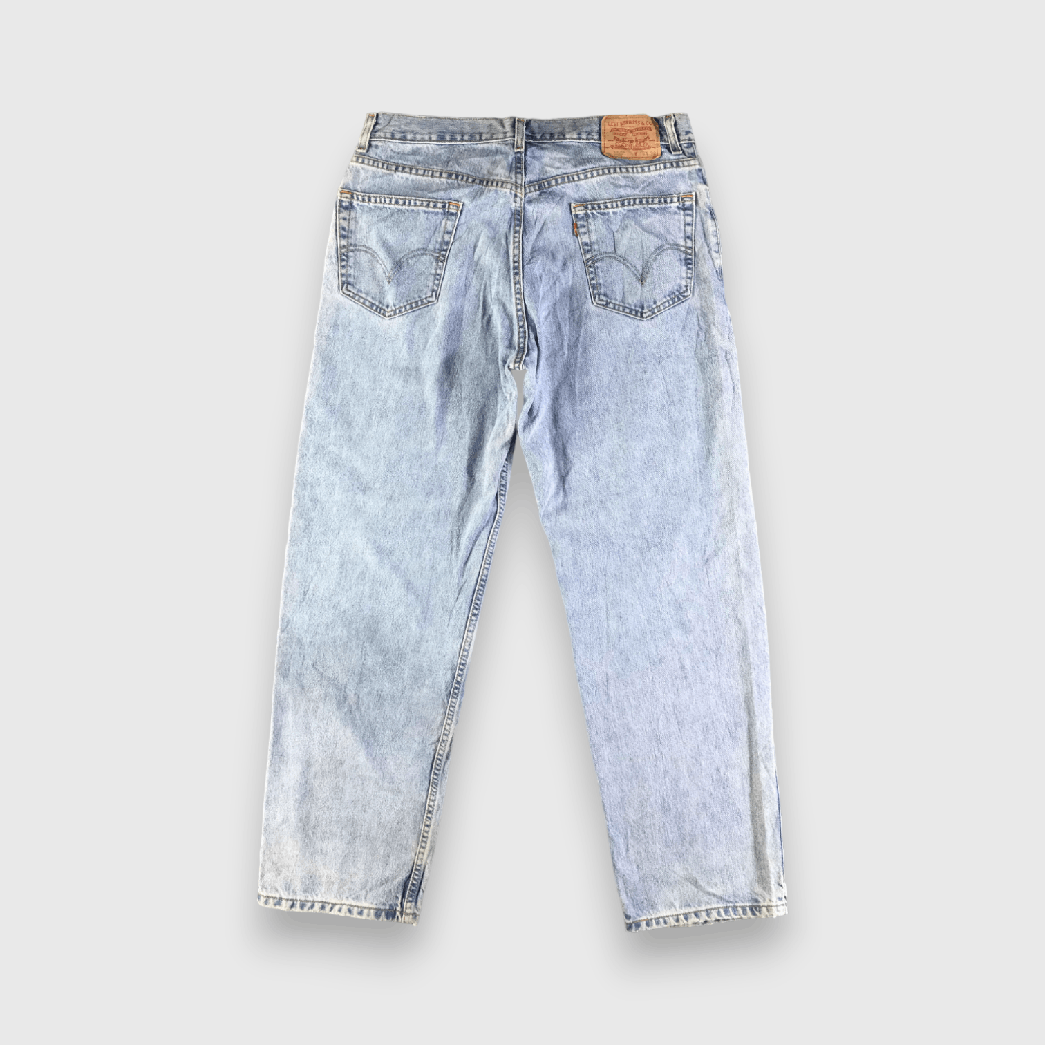Levi's Vintage Blue Wash Levis 550 Jeans-J4360 Size US 35 - 2 Thumbnail