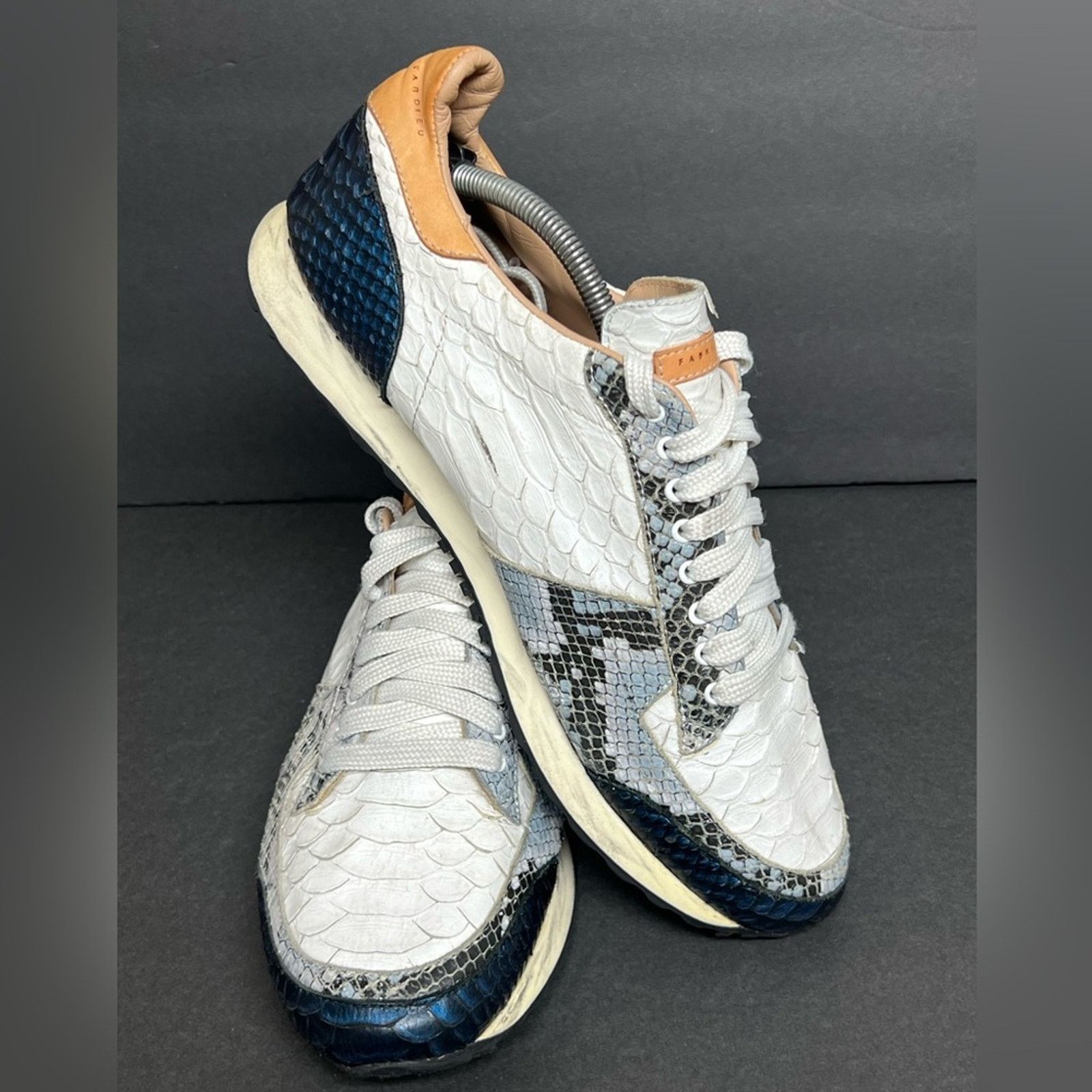 Other Fabrice Tardieu Runner Authentic Baby Python Shoes 44 $498 Size US 10 / EU 43 - 4 Thumbnail