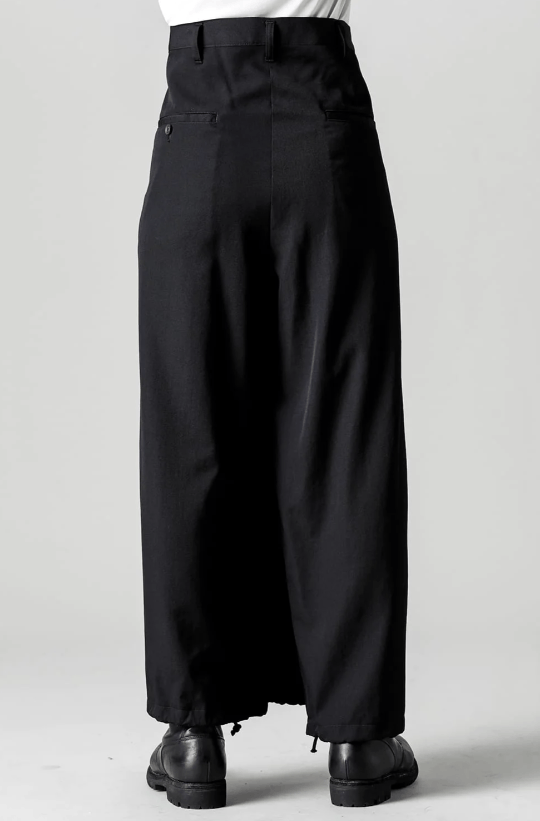 Yohji Yamamoto Yohji Yamamoto Pour Homme - W/GABARDINE Left Tuck Pant Size US 30 / EU 46 - 5 Thumbnail