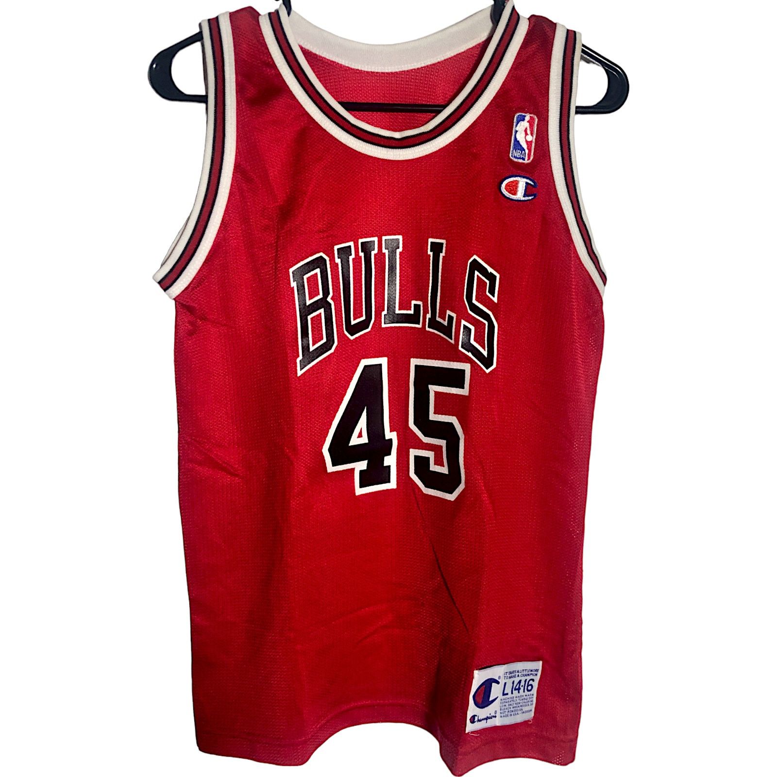 Champion Chicago Bulls Michael Jordan #45 Champion Jersey Youth L Size US S / EU 44-46 / 1 - 1 Thumbnail