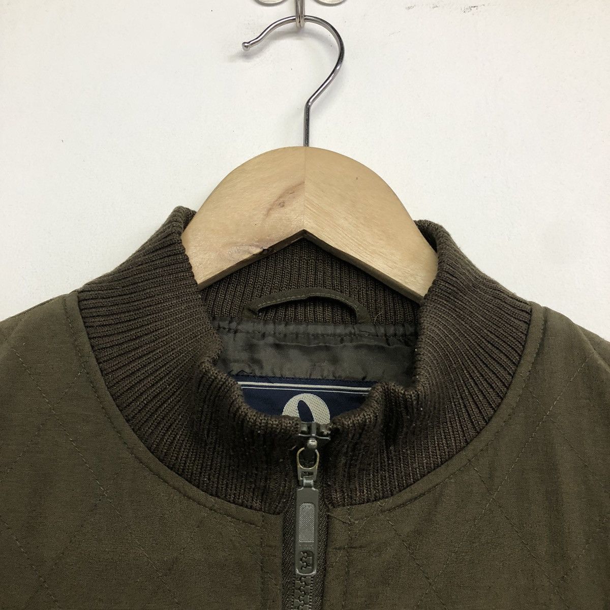 Japanese Brand Q Pronounced Quilted Design Paded Light Jacket Size US L / EU 52-54 / 3 - 7 Thumbnail