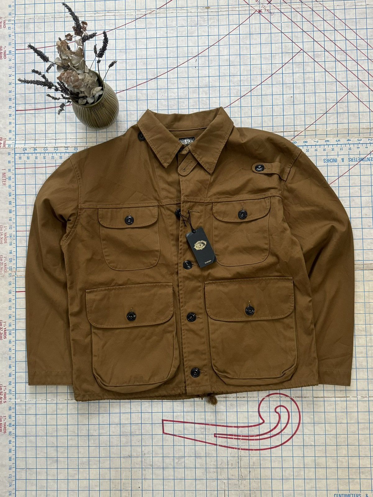 BLACK SIGN × Japanese Brand New With Tag Black Sign Four Pocket Field Jacket Size 44 XL Size US XL / EU 56 / 4 - 2 Thumbnail