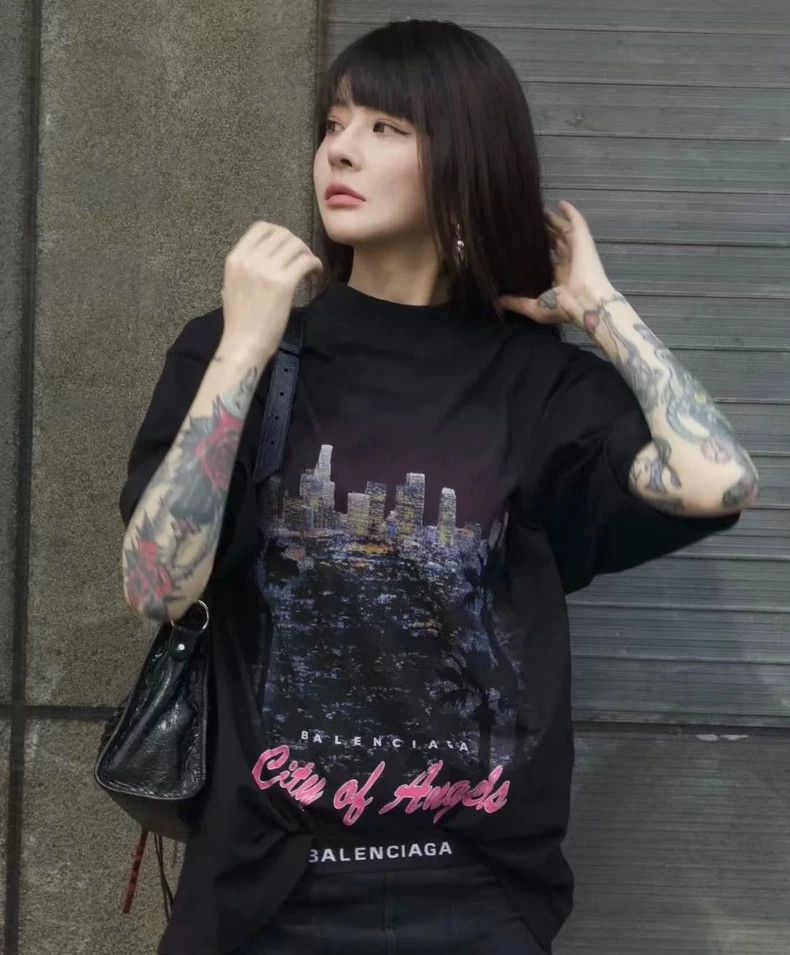 Balenciaga Balenciaga City of angels short sleeve T-shirt in Los Ange Size US XS / EU 42 / 0 - 7 Thumbnail
