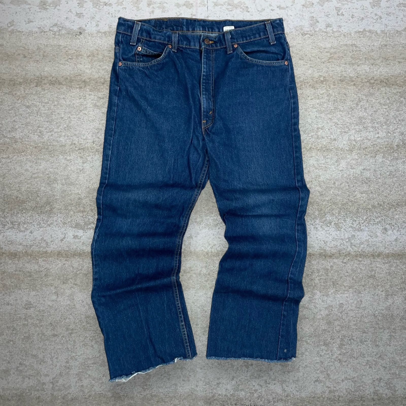 Levi's Vintage 90s Levis Jeans 517 38x30 Bootcut Flare Dark Wash Size US 38 / EU 54 - 2 Thumbnail