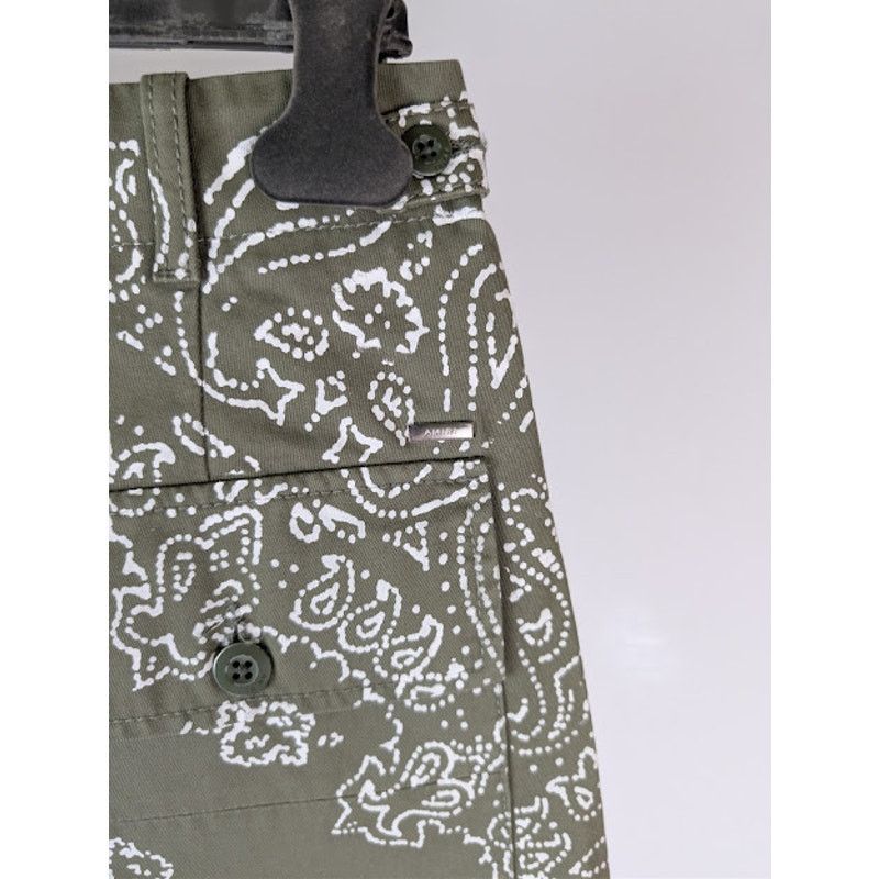Amiri o1rshd1 Bleached Bandana Field Pants in Olive Green Size US 32 / EU 48 - 15 Thumbnail