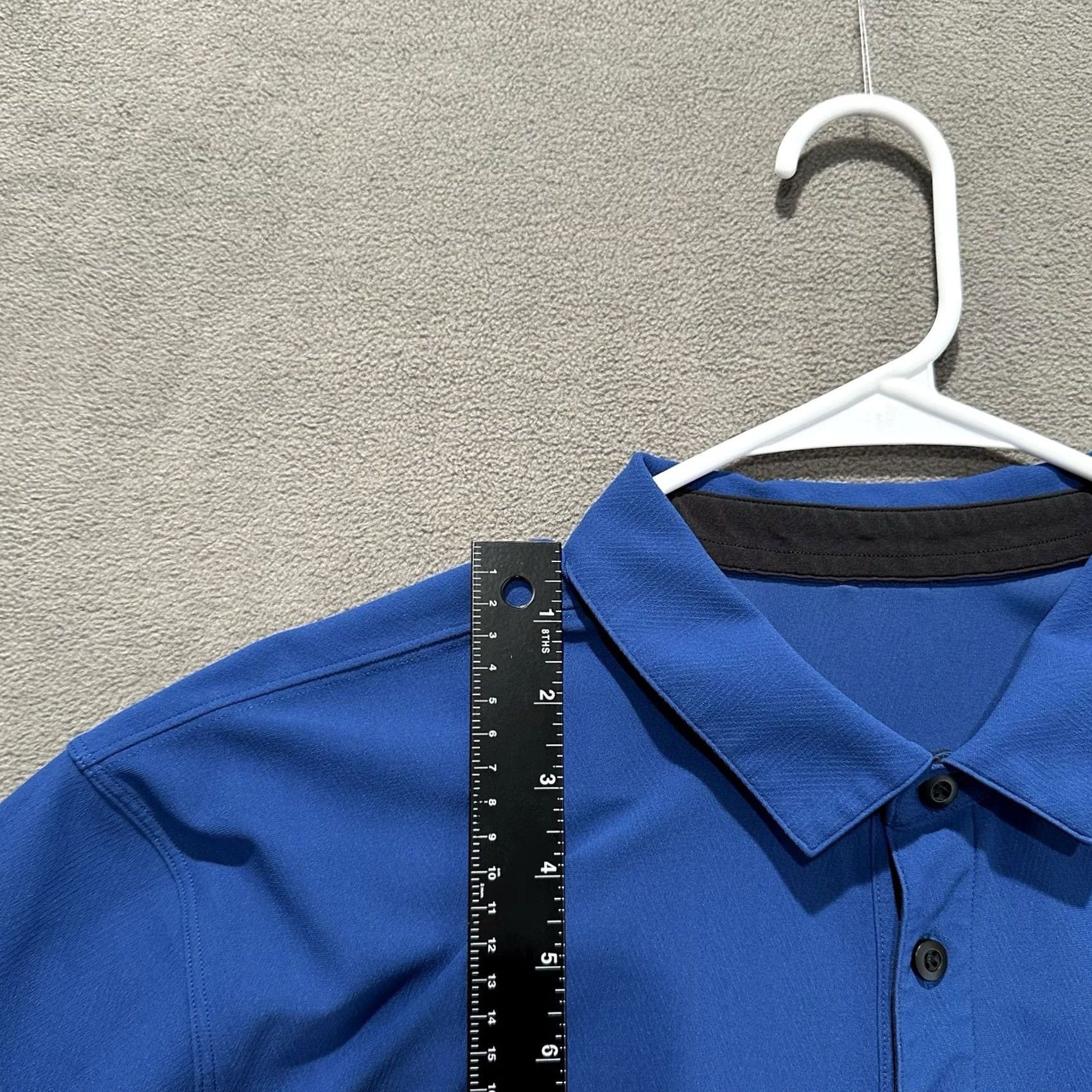 Lululemon Lululemon Propel Polo Shirt Mens XL Royal Blue Short Sleeve Performance Casual Polo Size US XXL / EU 58 / 5 - 7 Thumbnail