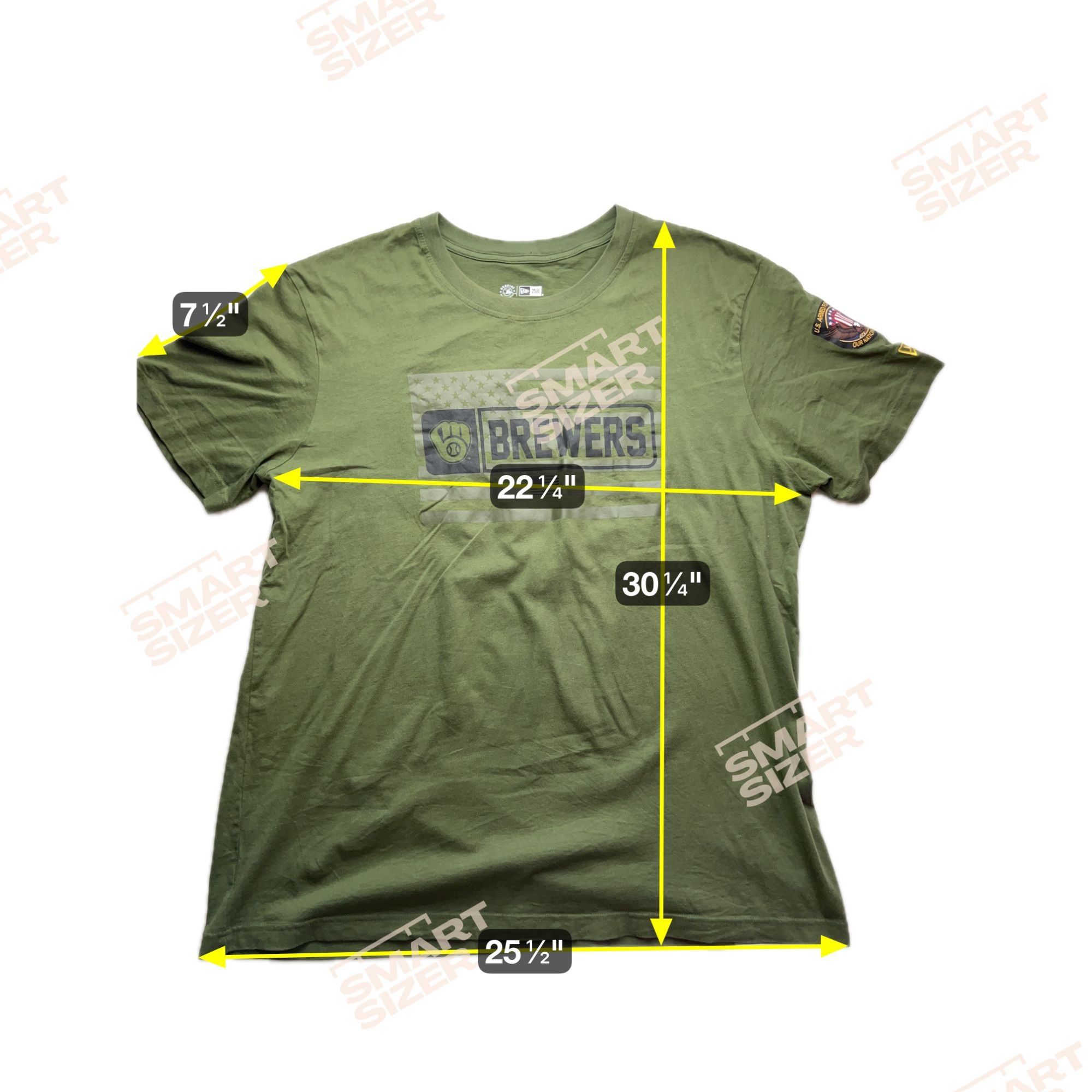 Other Milwaukee Brewers Armed Forces 2023 XL T-Shirt Shirt Size US XL / EU 56 / 4 - 7 Thumbnail