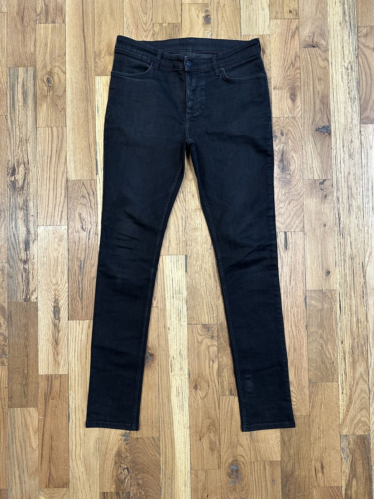 Ksubi Plain Black Denim Jeans Size 31