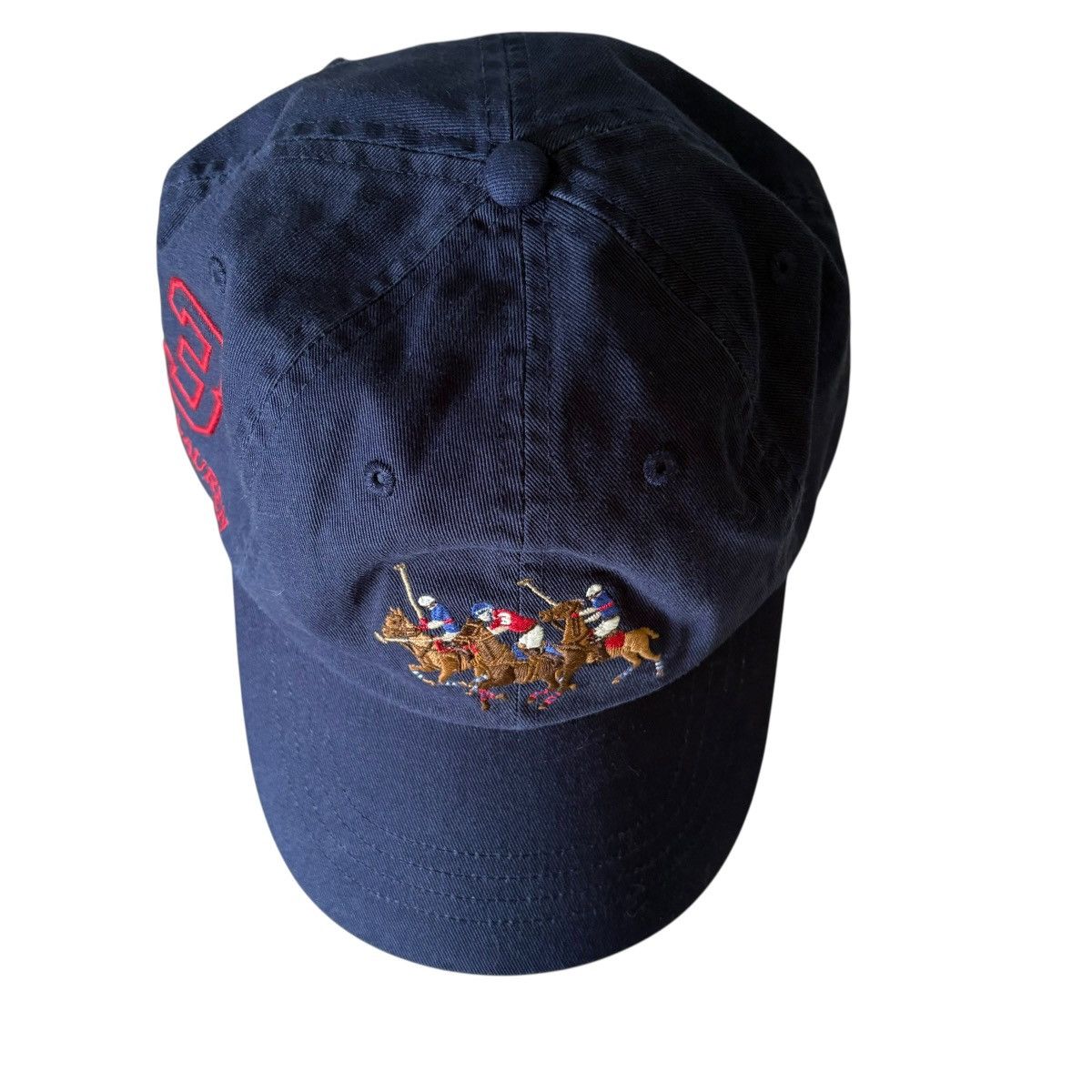 Polo Ralph Lauren Polo Ralph Lauren Triple Pony Navy Blue Baseball Cap Size ONE SIZE - 5 Thumbnail