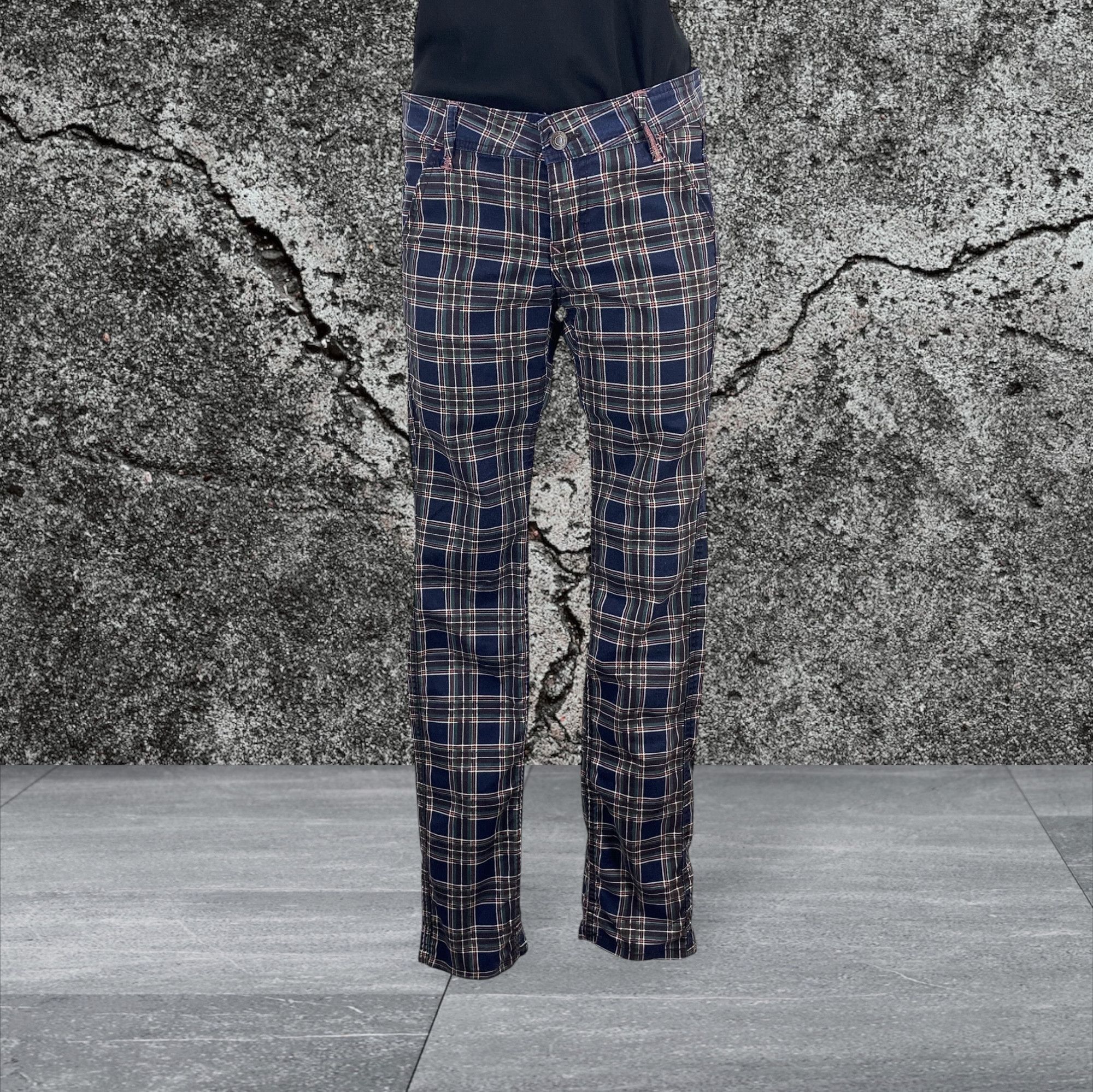 Japanese Brand Betty Smith Pants Hickory Pants Checkered Size 26" / US 2 / IT 38 - 2 Thumbnail