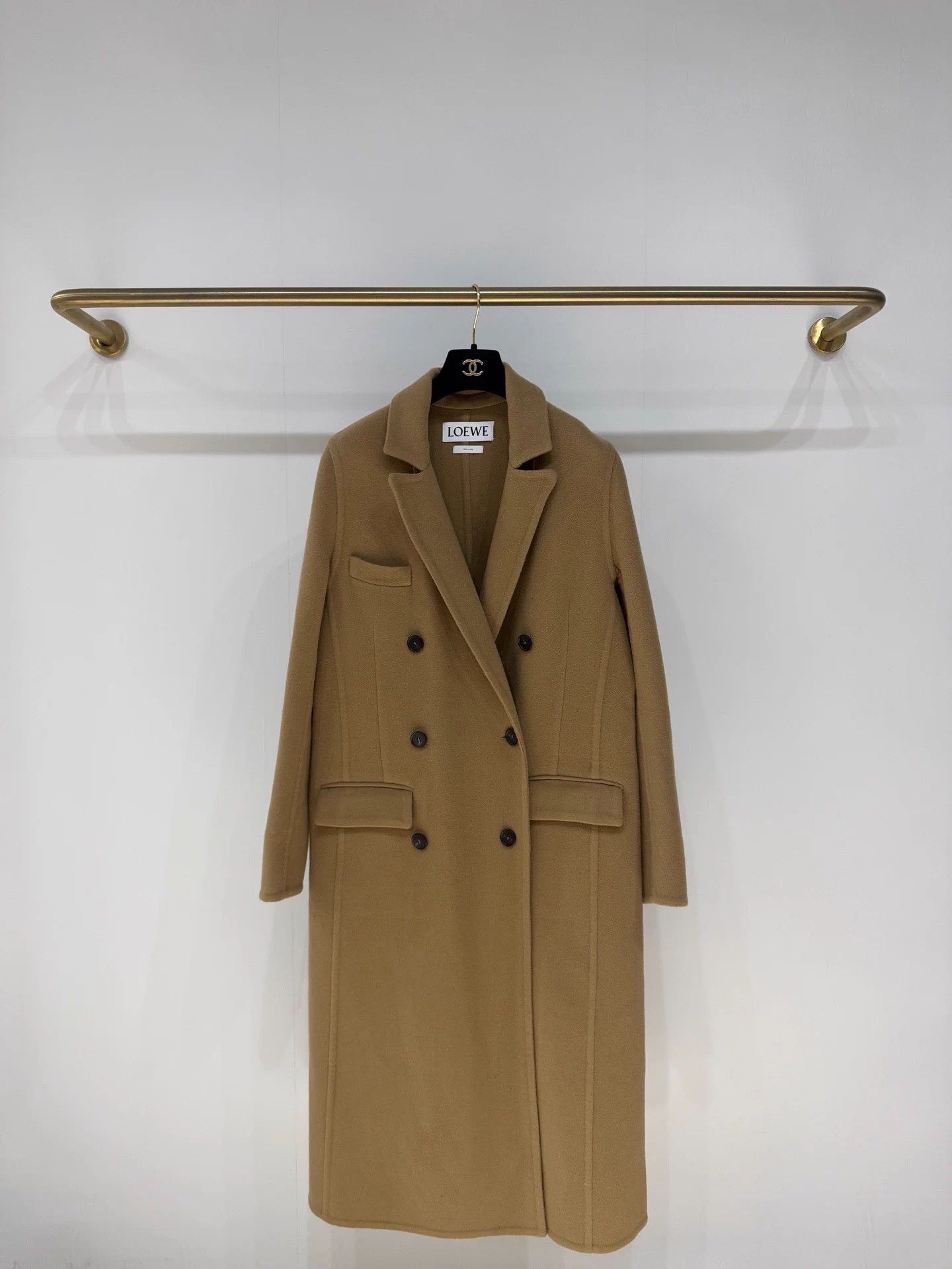Loewe Loewe Brown DB Overcoat 99 New 36 Oversized Size XS / US 0-2 / IT 36-38 - 1 Thumbnail