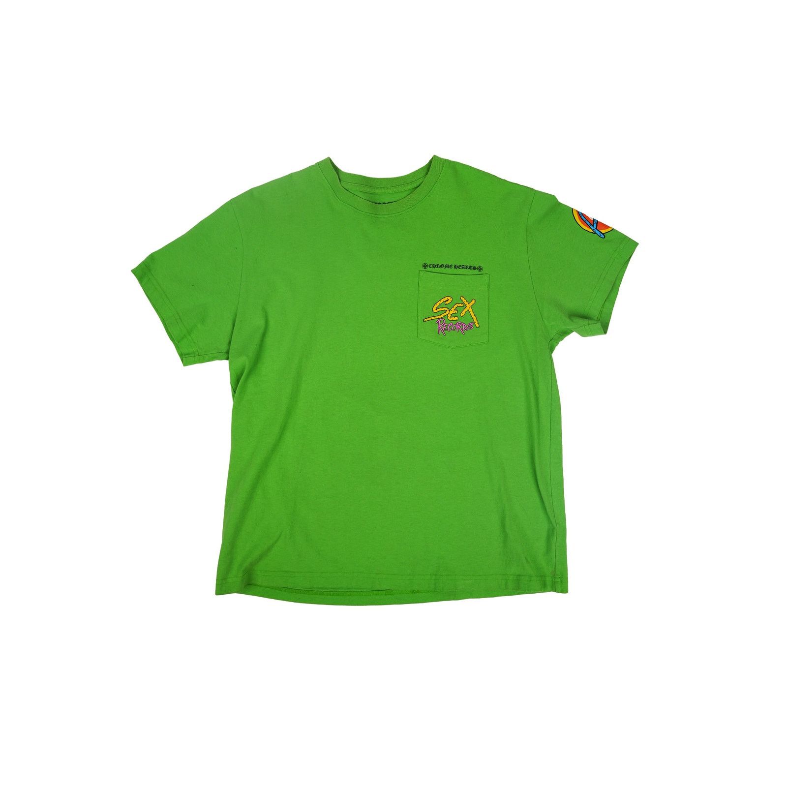 Chrome Hearts Matty Boy Sex Record Green T-shirt Size US XL / EU 56 / 4 - 1 Thumbnail