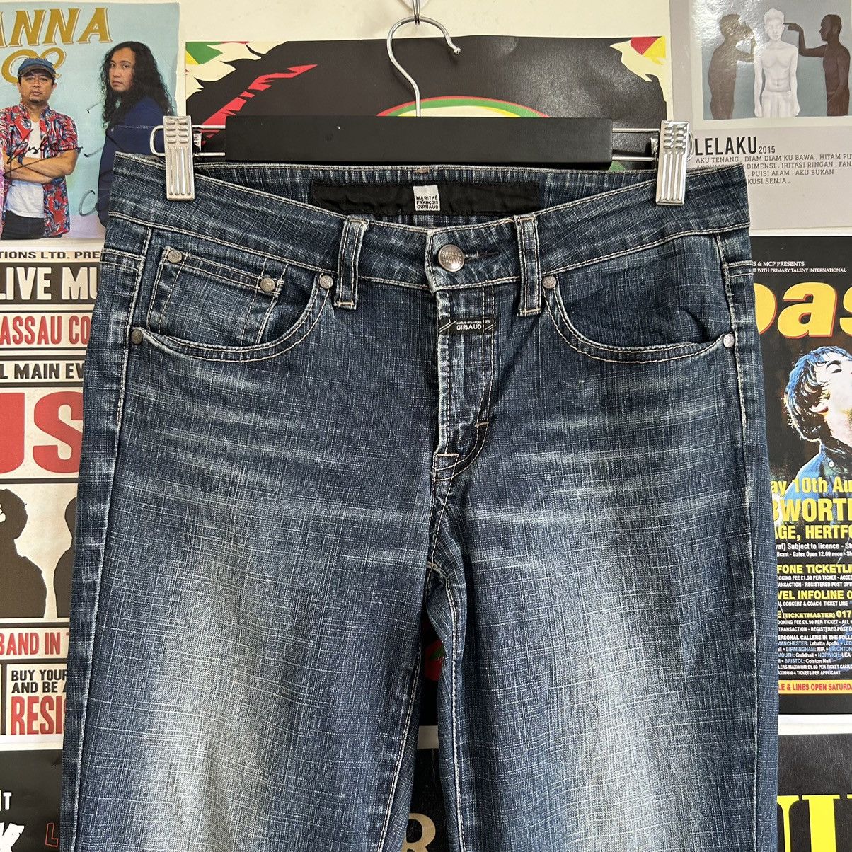 Marithe + Francois Girbaud Vintage Marithe Francois Girbaud Flare Jenas Size 30" / US 8 / IT 44 - 2 Thumbnail