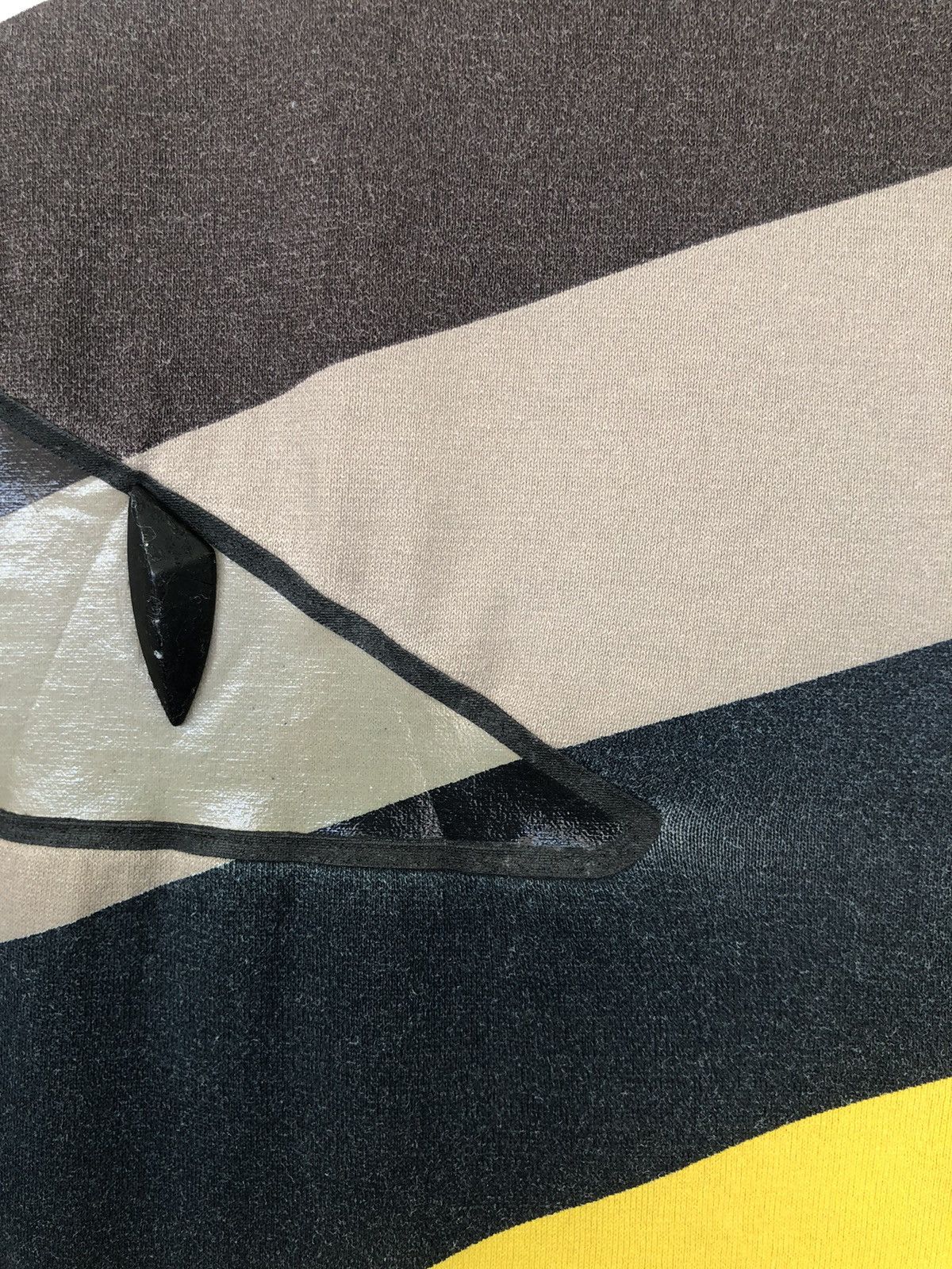 Fendi FENDI Eye Stripe Used Tee Size US L / EU 52-54 / 3 - 5 Thumbnail
