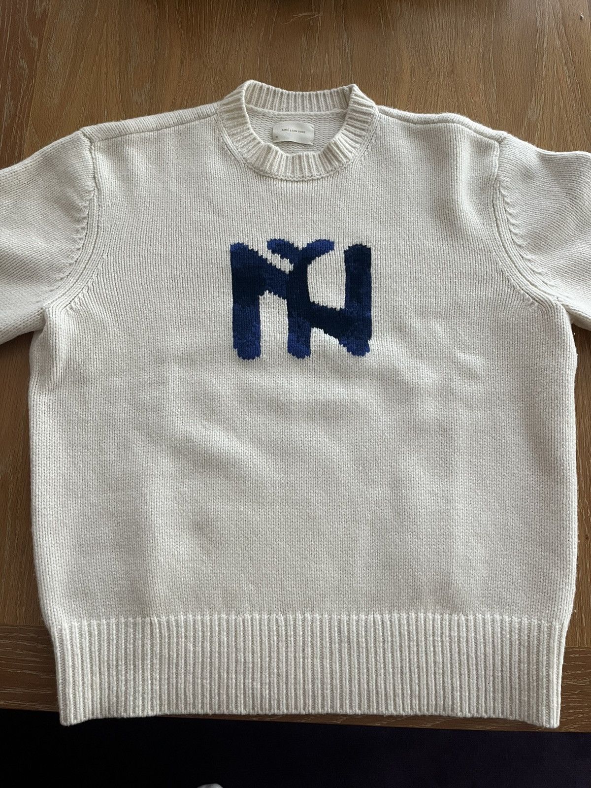 AIME LEON DORE YANKEES HAND-KNIT SWEATER