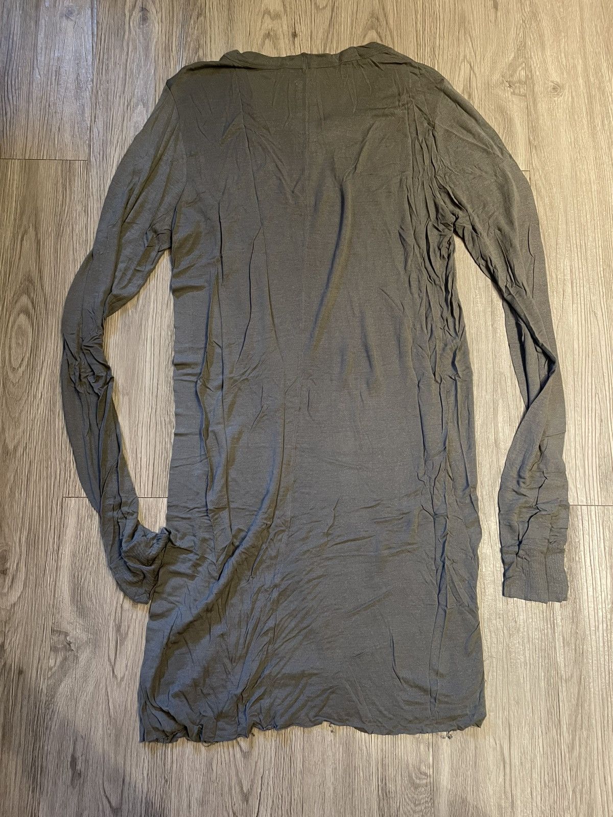 Rick Owens Drkshdw Rick Owens Under Layer Long Sleeve Tee (Gray) Size US XL / EU 56 / 4 - 6 Thumbnail