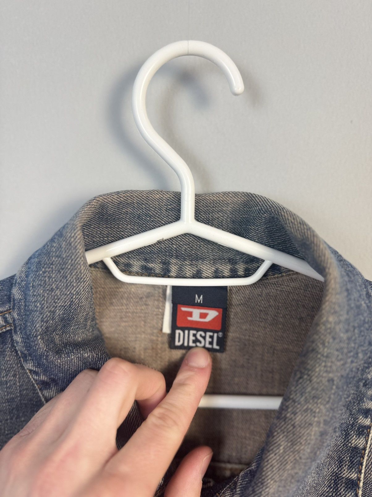 Diesel × Japanese Brand × Vintage Vintage Diesel 90s y2k denim Faded jacket Size M / US 6-8 / IT 42-44 - 5 Thumbnail