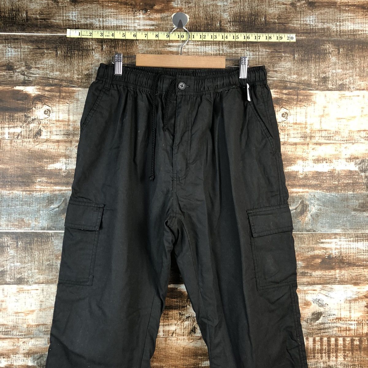 Japanese Brand Japanese Brand Black Cargo Multipocket Pants #A2529 Size US 31 - 4 Thumbnail