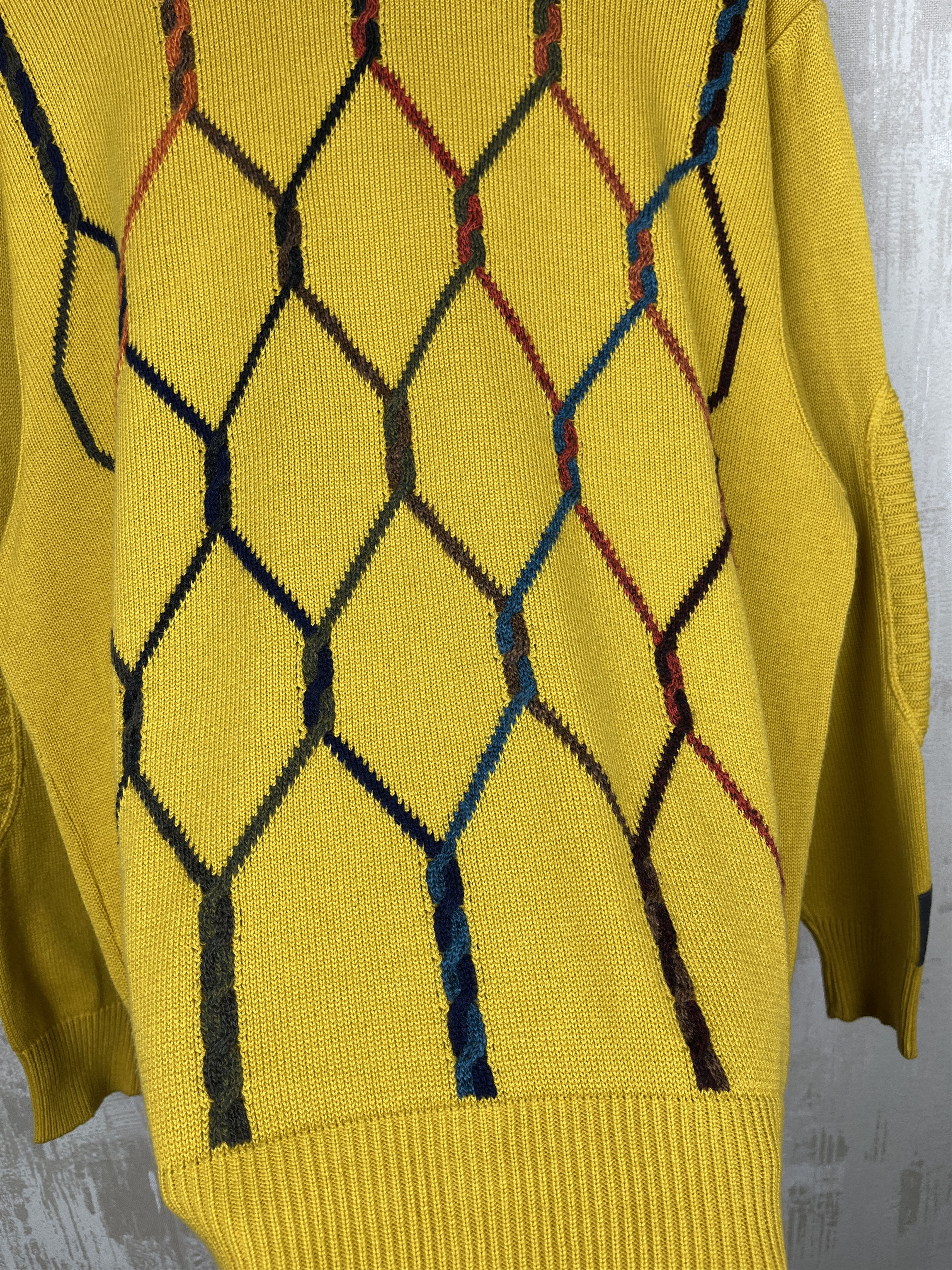 Carlo Colucci Vintage Carlo Colucci Crew Neck Sweater Cotton Blend Size US L / EU 52-54 / 3 - 6 Thumbnail