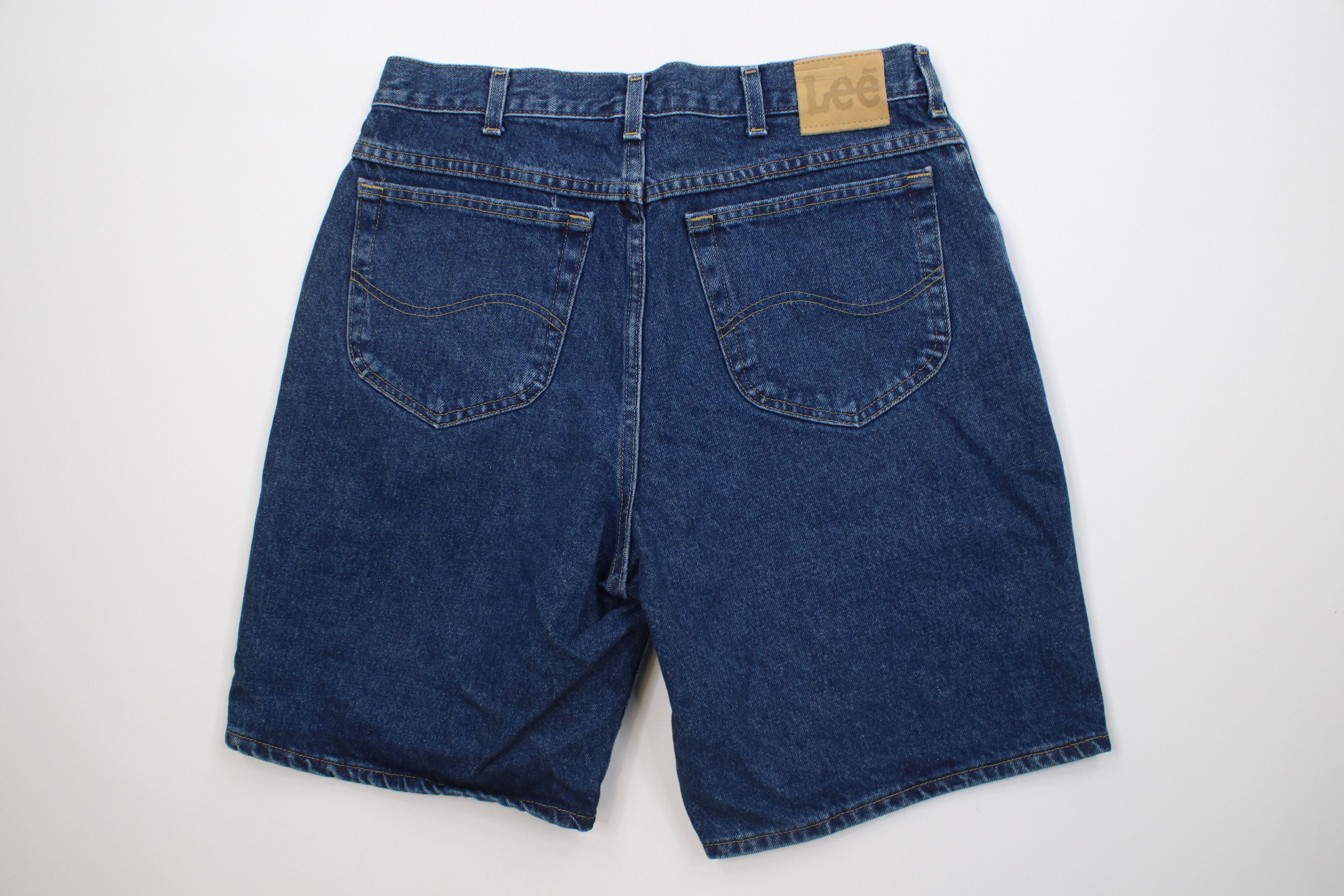 Lee Vintage 90s Lee Fit Denim Jean Shorts Jorts Blue Cotton Size US 34 / EU 50 - 9 Thumbnail