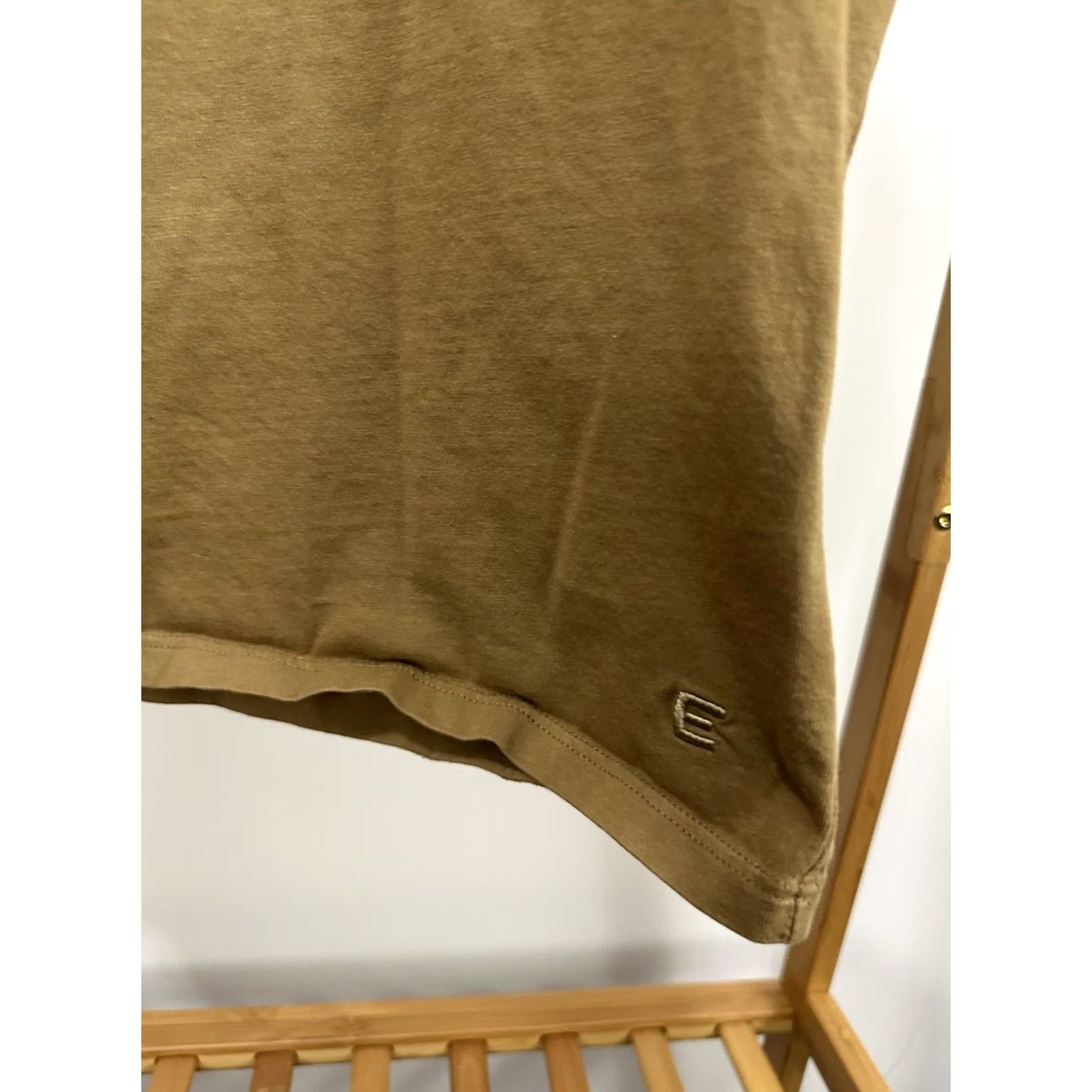Everlane Everlane Uniform Embroidered Logo T-Shirt Mens Brown Organic Cotton T-Shirt L Size US L / EU 52-54 / 3 - 4 Thumbnail
