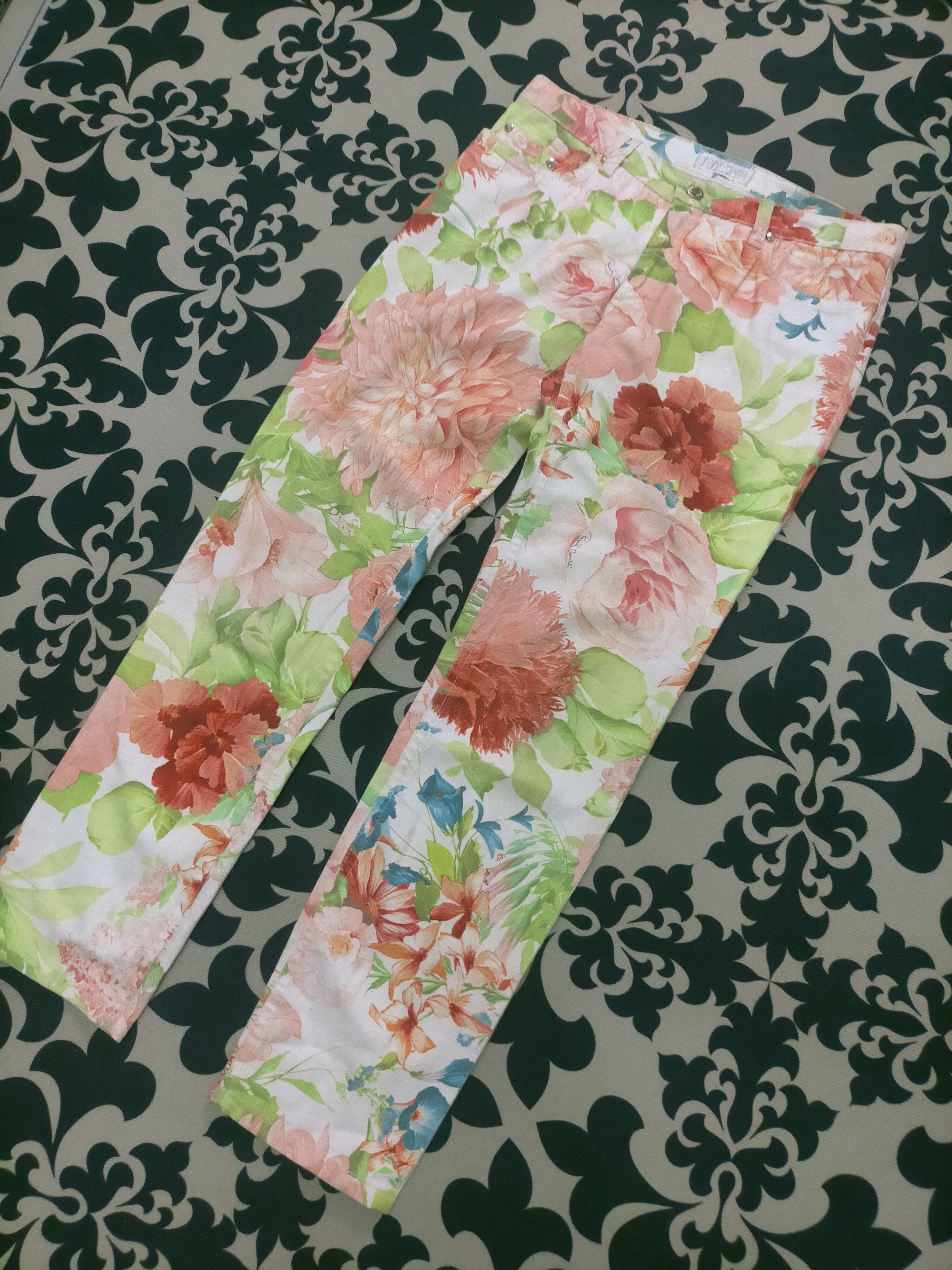Just Cavalli 🔥Rare🔥Vintage Roberto Cavalli Flora Runaway Size 30" / US 8 / IT 44 - 5 Thumbnail