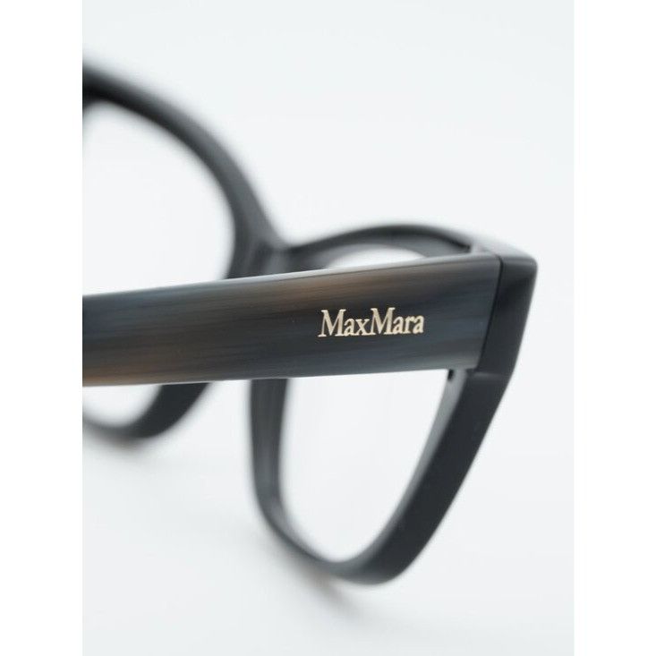 Max Mara Max Mara MM5053 005 Eyeglasses Shiny Black 53mm Cat Eye Size ONE SIZE - 5 Thumbnail