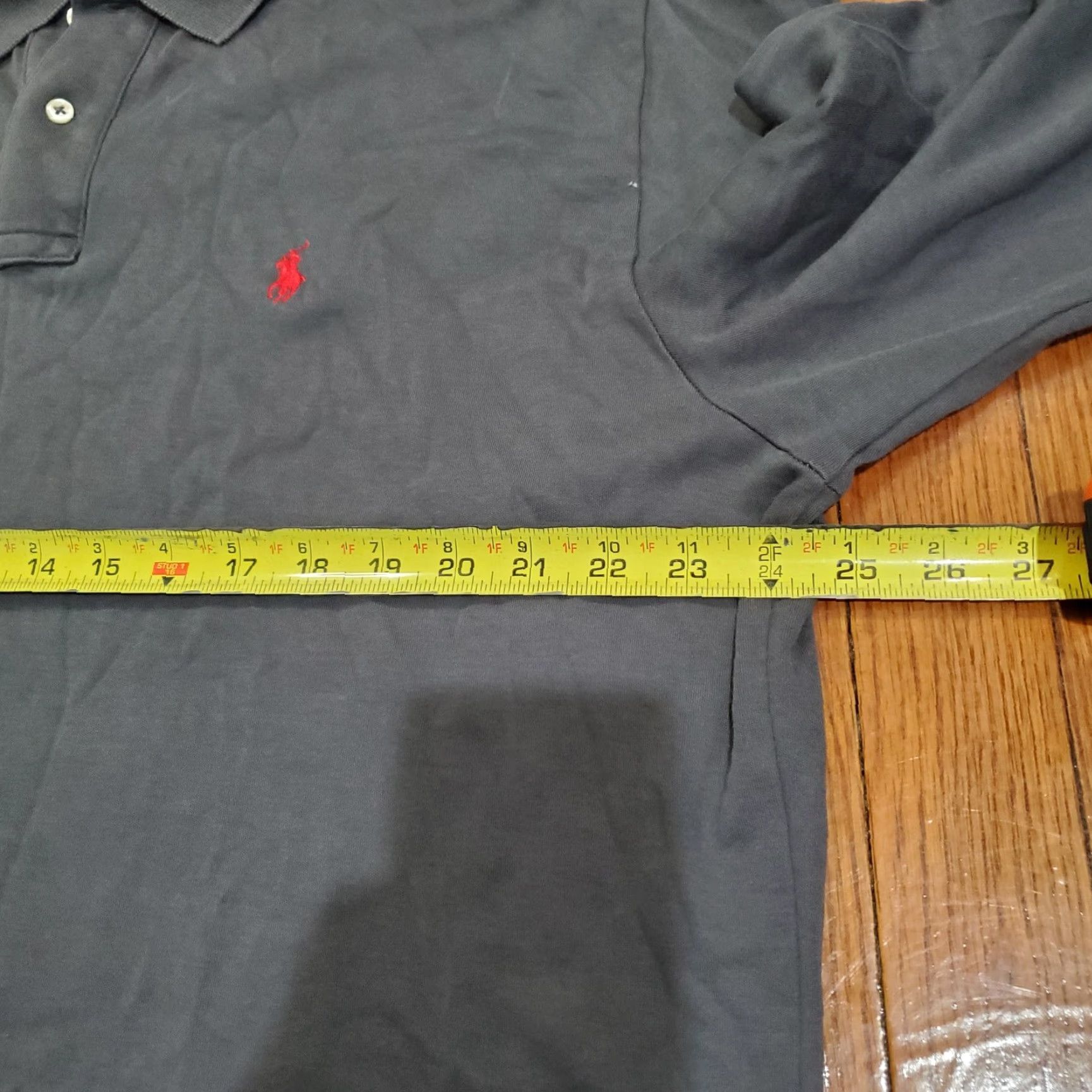 Polo Ralph Lauren Polo Ralph Lauren Shirt Mens XL Gray Long Sleeve Classic Fit Pony Embroidered Size US XL / EU 56 / 4 - 4 Thumbnail
