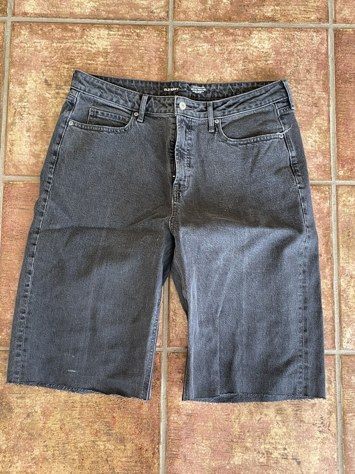Other Black denim jean shorts Size US 34 / EU 50 - 1 Thumbnail