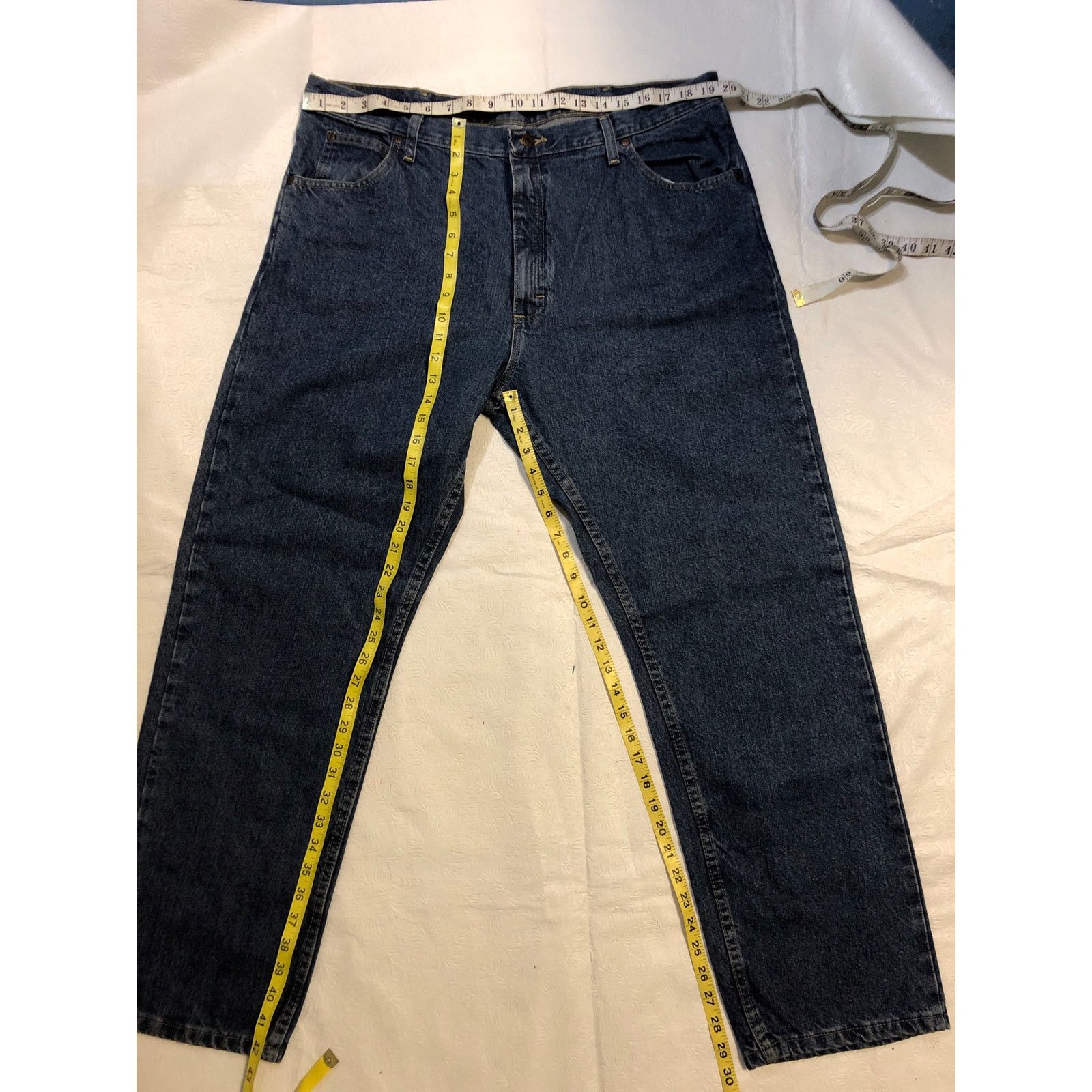 Wrangler Mens blue denim wrangler jeans Size US 40 / EU 56 - 4 Thumbnail