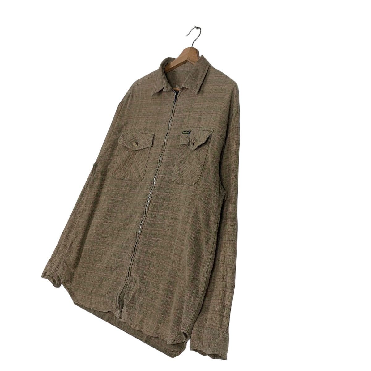 Oshkosh OSHKOSH Checked Plaid Double Pocket Flannel Jacket #0313-C14 Size US L / EU 52-54 / 3 - 2 Thumbnail