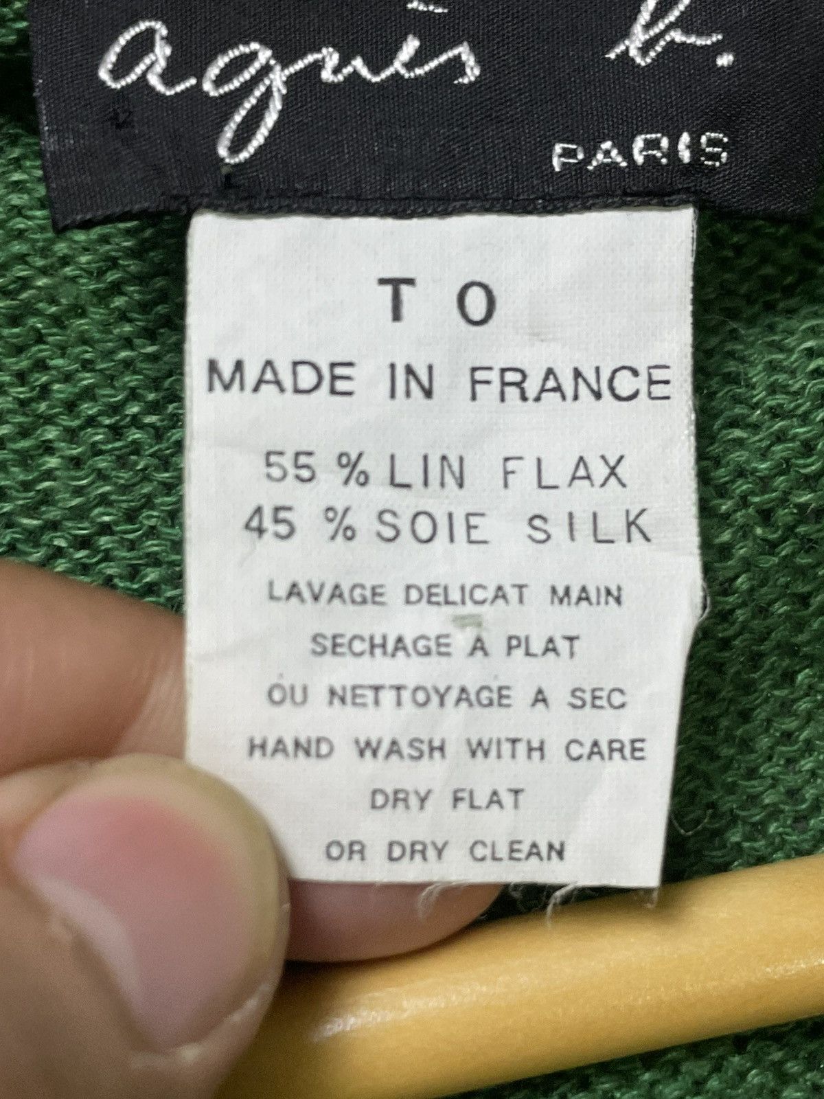 Designer × Vintage × agnes b. Agnès B. x Vintage Collared Knit Vest (43) Size US XXS / EU 40 - 6 Thumbnail
