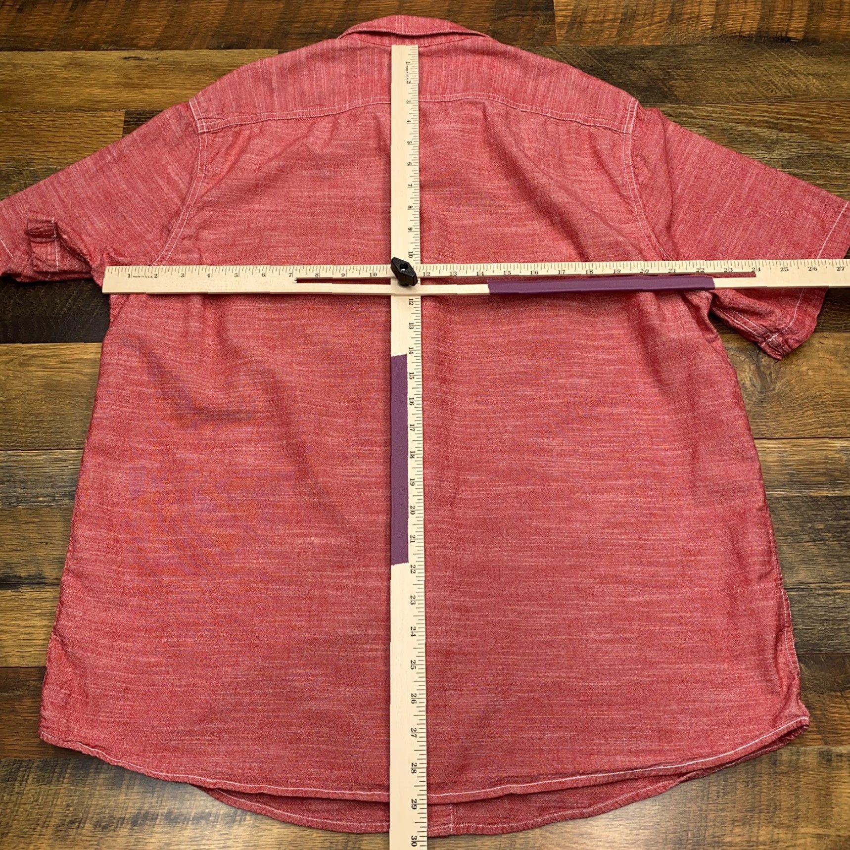 Vintage Woolrich Shirt Mens XL Beige Button-Up Pockets Short Sleeve Collared Knit Cotton Outdoor Regular Modern Casual Travel Size US XL / EU 56 / 4 - 8 Thumbnail