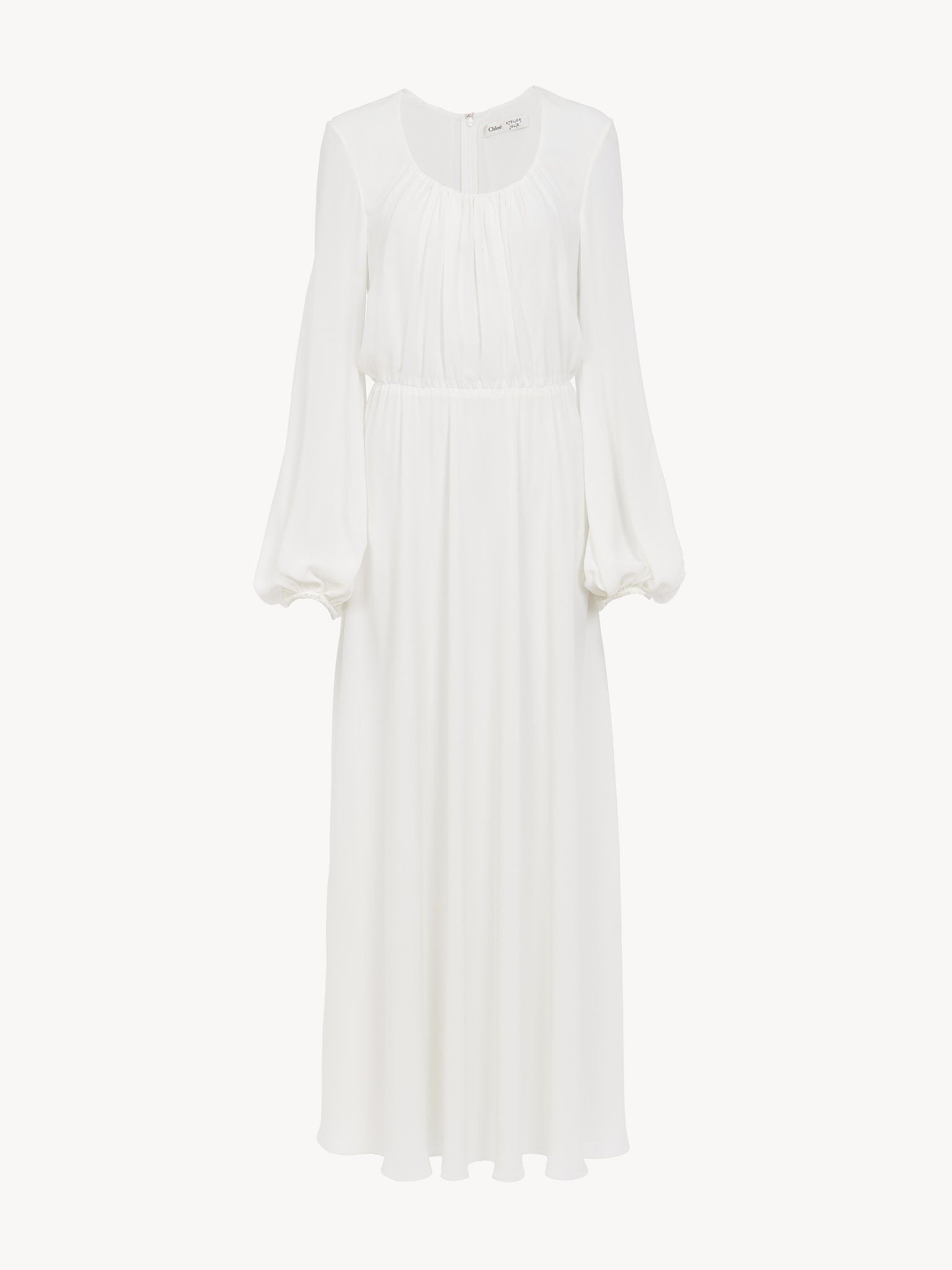 Chloe o1loc1c0325 CHC24 Dress in White Size XL / US 12-14 / IT 48-50 - 1 Thumbnail