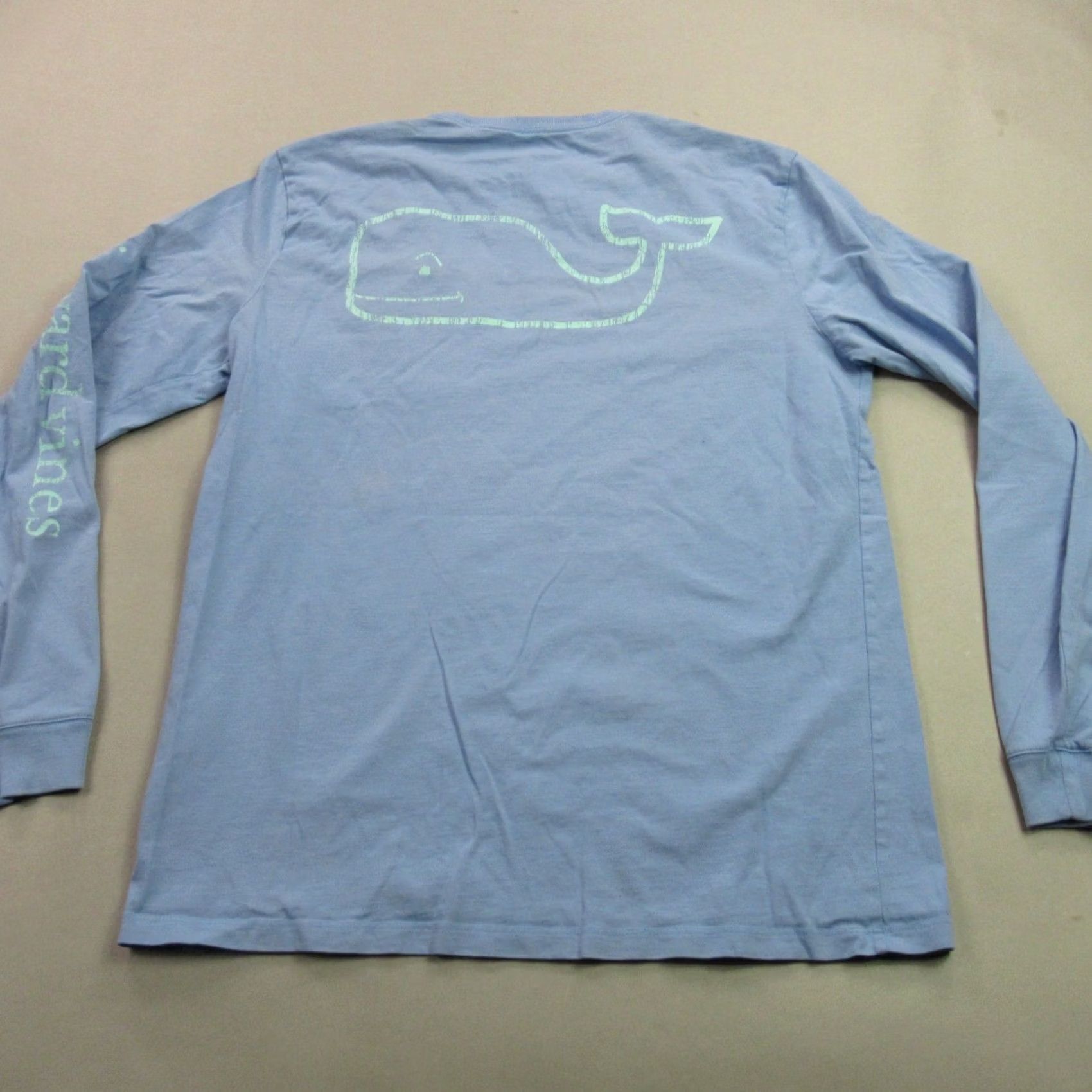 Vineyard Vines Vineyard Vines Shirt Mens Medium Blue Long Sleeve Crew Neck Pocket Casual Size US M / EU 48-50 / 2 - 5 Thumbnail