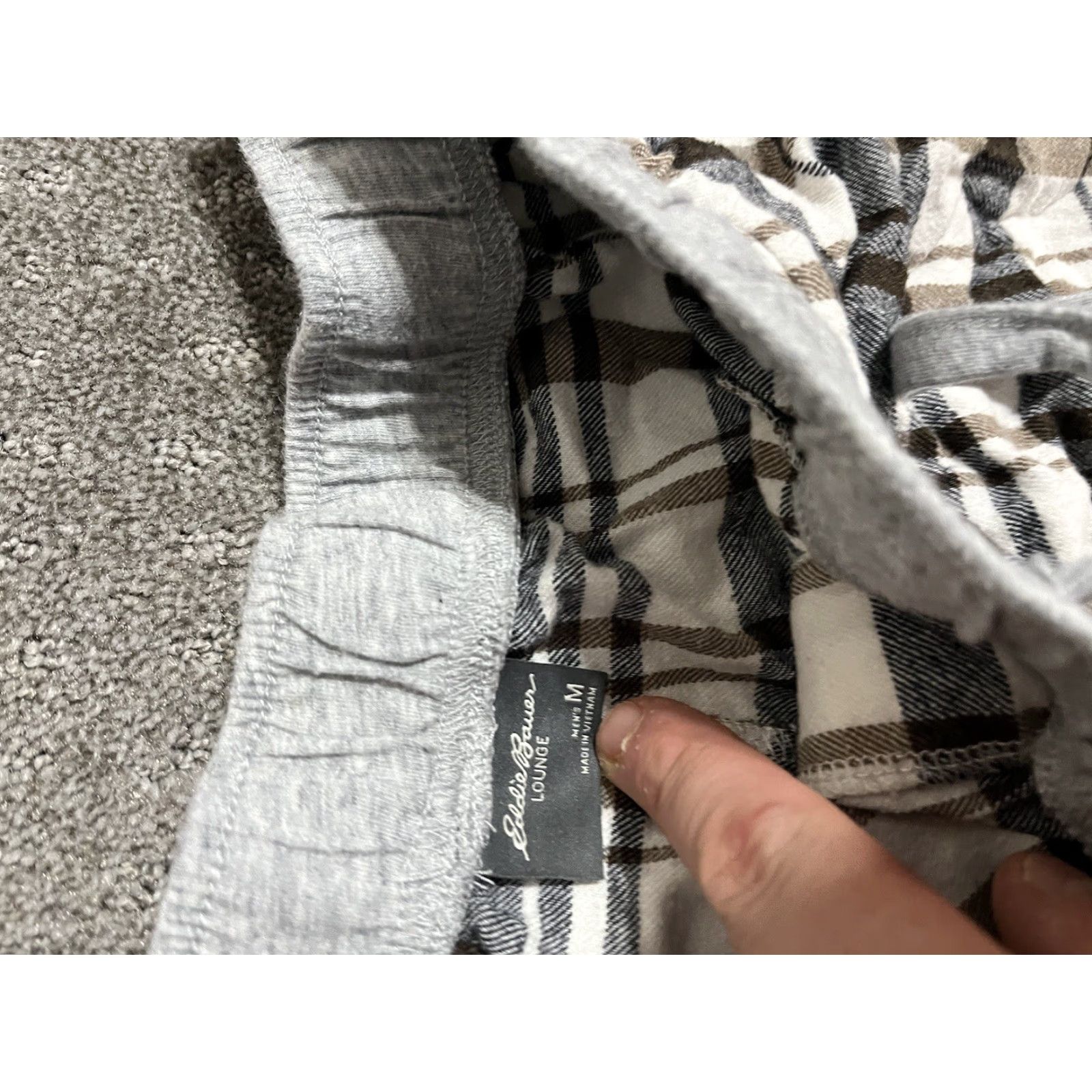 Eddie Bauer Eddie Bauer Mens Sweatpants Activewear Pull-On Knit Plaid M Multicolor Elastic Pockets 27in Inseam Mens Size US 31 - 5 Thumbnail