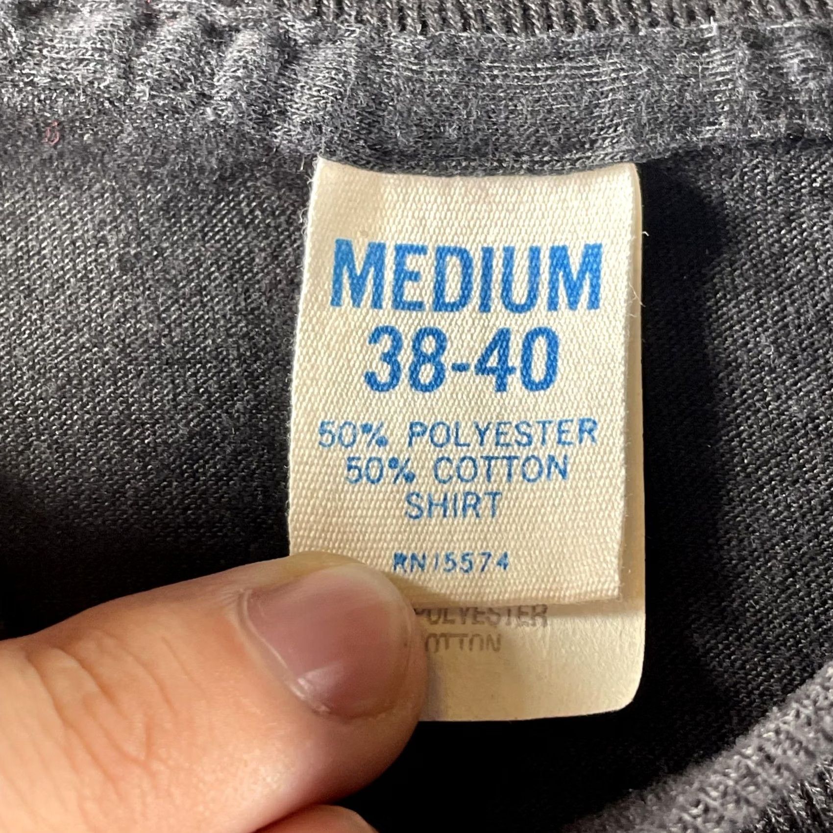 Vintage VINTAGE SAG Shirt Mens Small Black 50 Years in Motion 80s Size US S / EU 44-46 / 1 - 4 Thumbnail