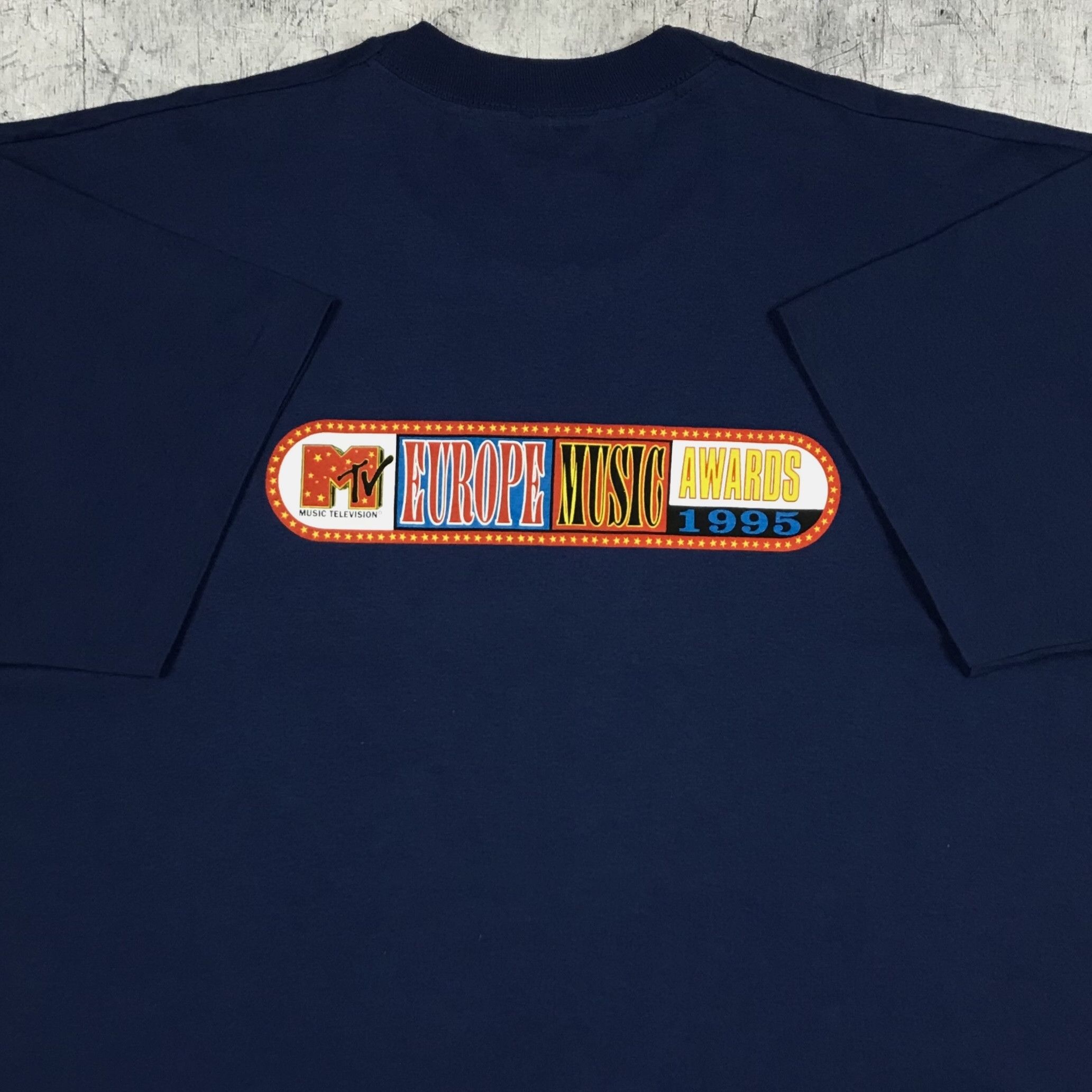 Mtv Vintage 1995 MTV Europe Music Awards Rock City Paris Lee Tee Size US XL / EU 56 / 4 - 3 Thumbnail