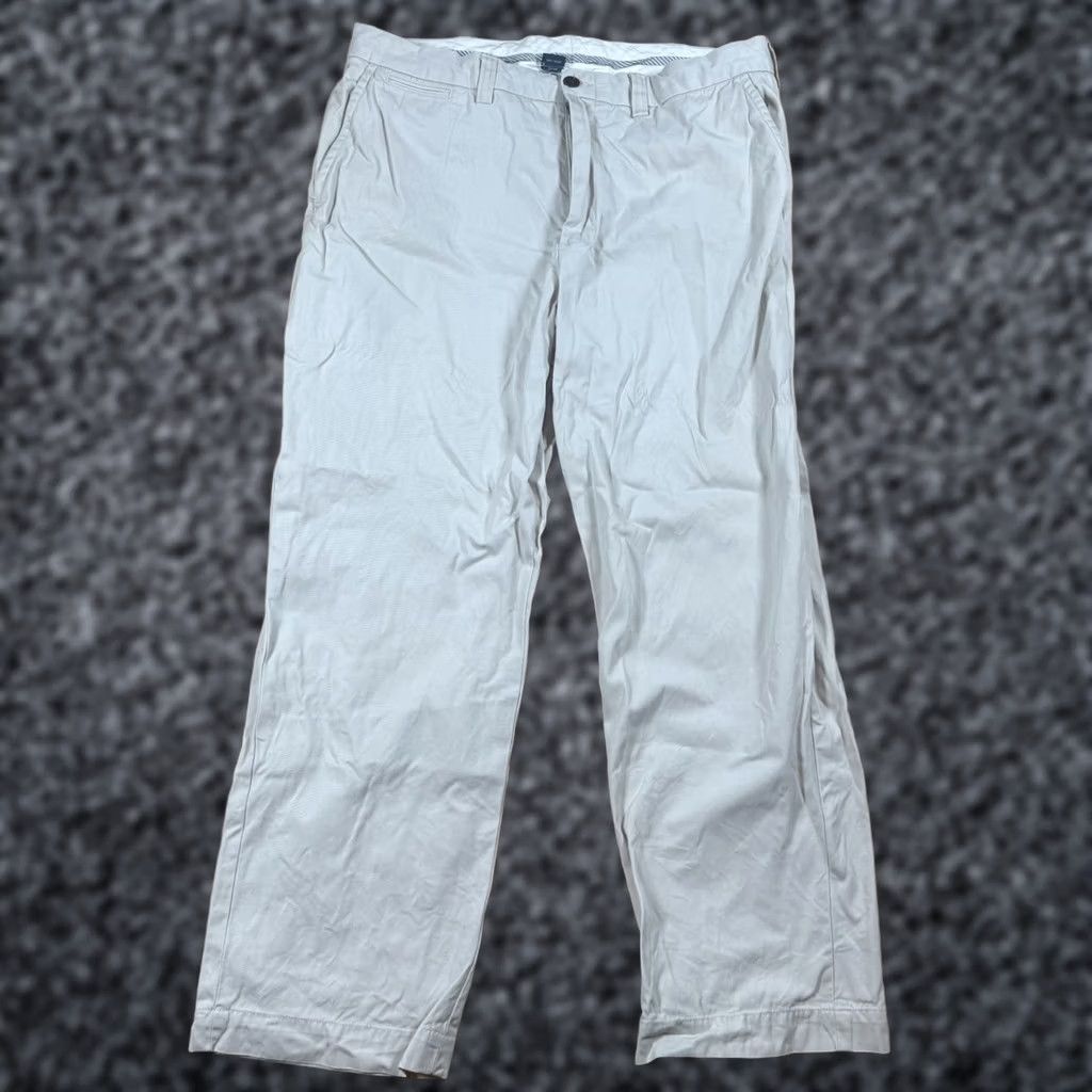 Polo Ralph Lauren VINTAGE Polo Ralph Lauren Pants Dress Mens 34x29 Ivory Linen Straight Chino 34 Mens Size US S / EU 44-46 / 1 - 1 Thumbnail
