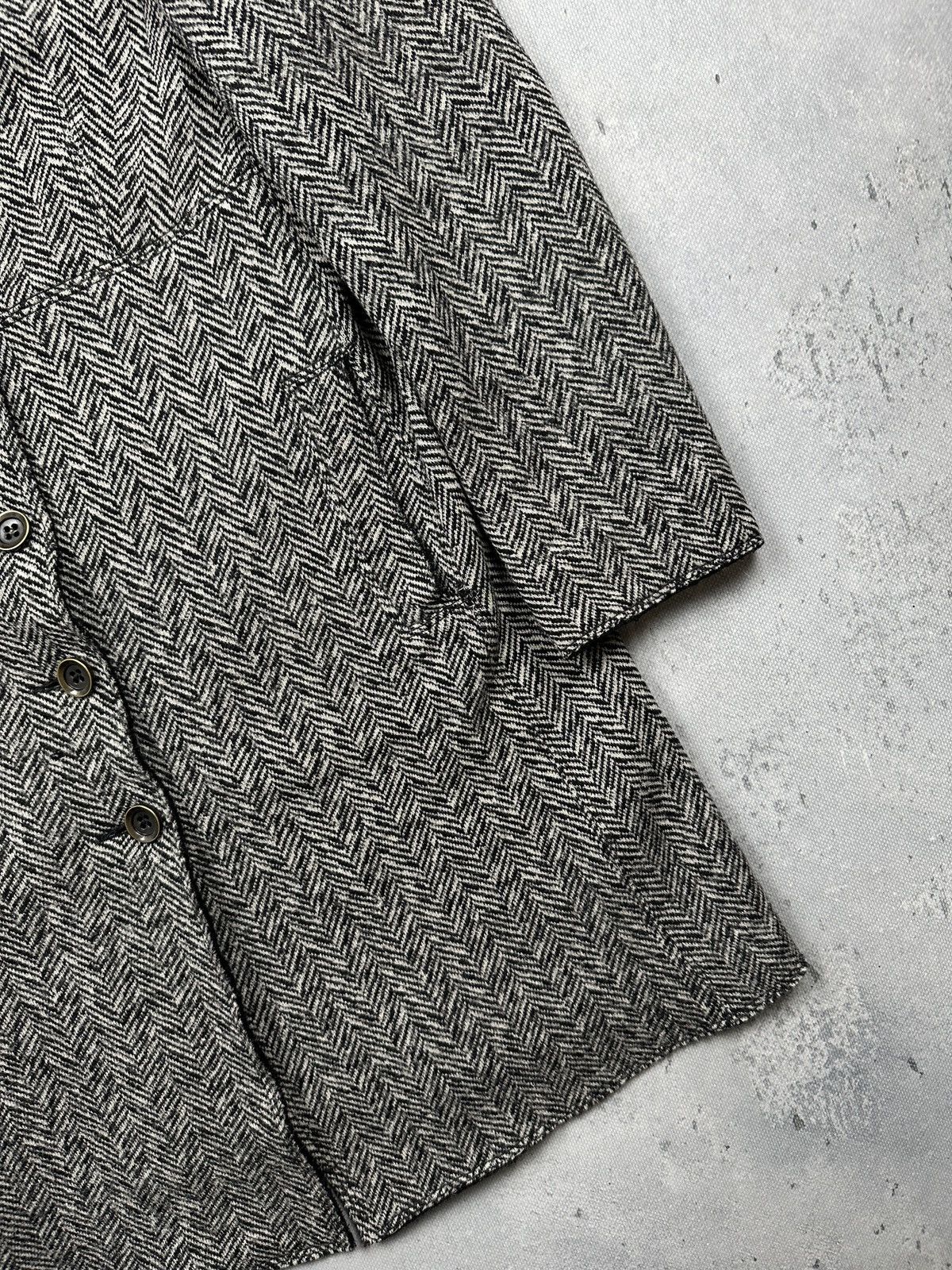 Weekend Max Mara Vintage Max Mara Weekend Herringbone Wool Coat Rare Classic Size M / US 6-8 / IT 42-44 - 10 Thumbnail